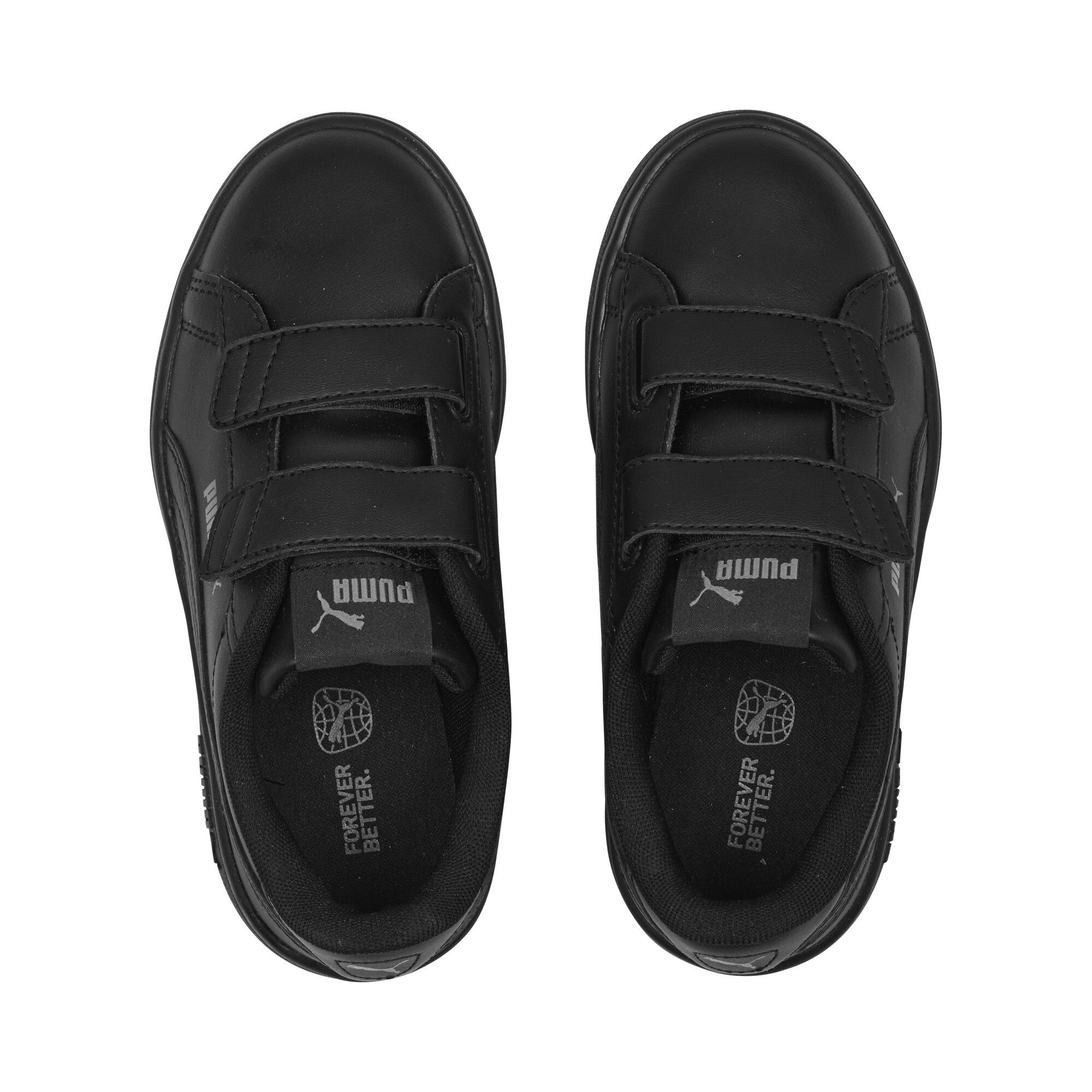 Sneakers Smash 3.0 Leather V da bambini, Scarpe, Nero, 27.5 - PUMA - Modalova