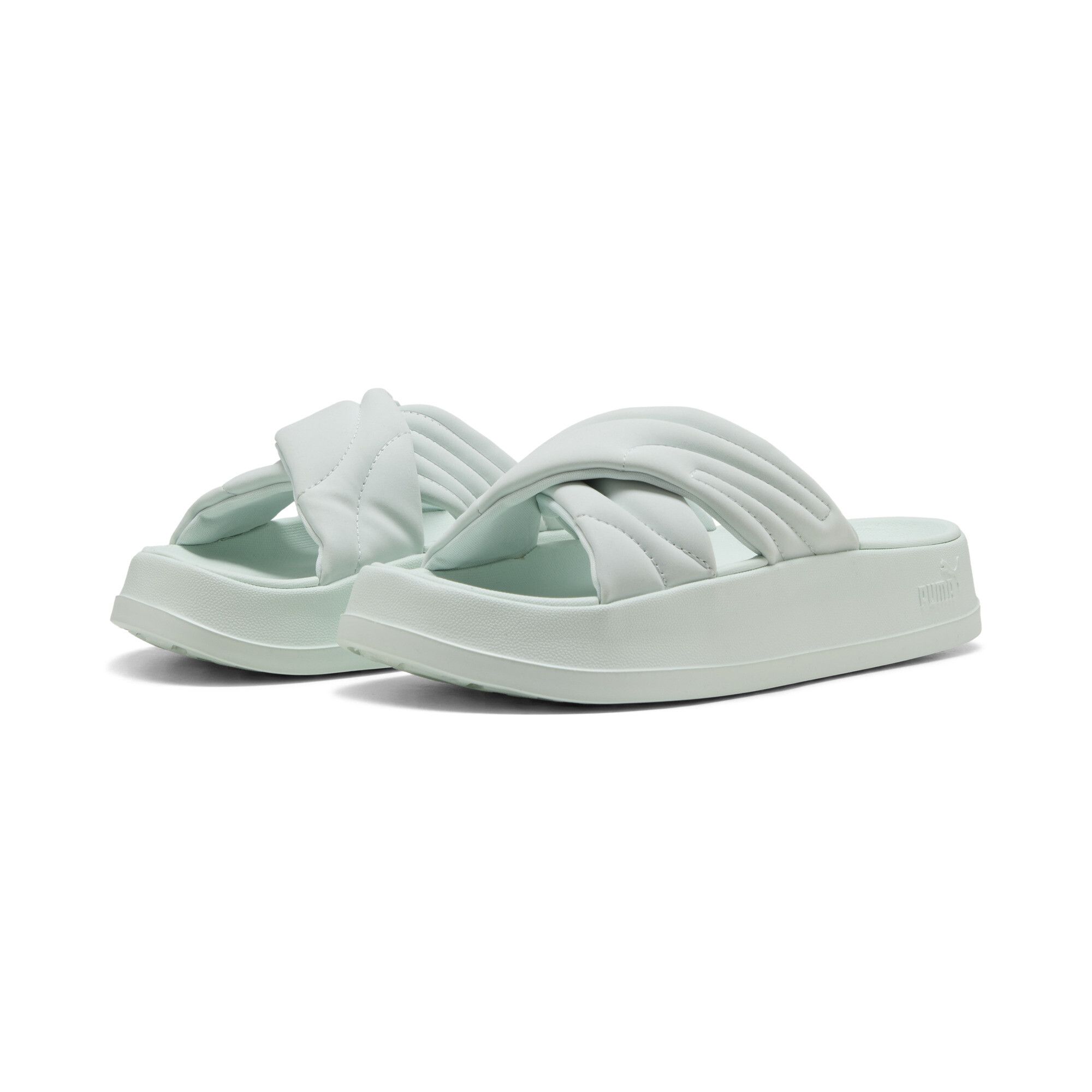 Sandali con platform Leadcat da donna, Scarpe, Blu, 35.5 - PUMA - Modalova