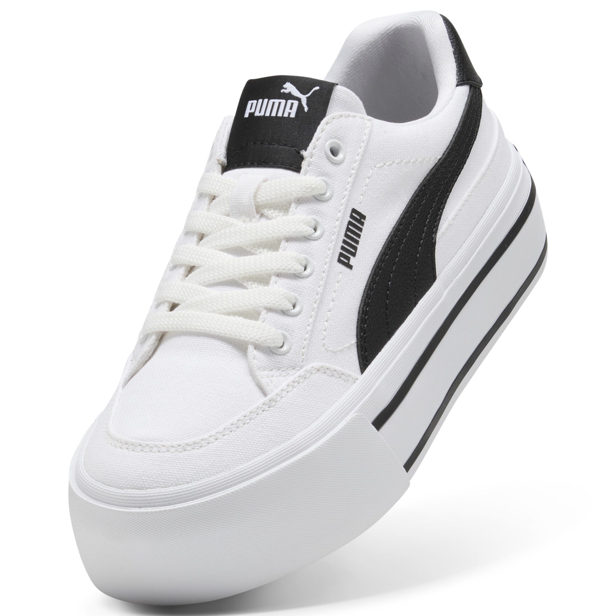 Zapatillas Court Classic Vulc Platform para mujer, Calzado, Blanco, 35.5 - PUMA - Modalova