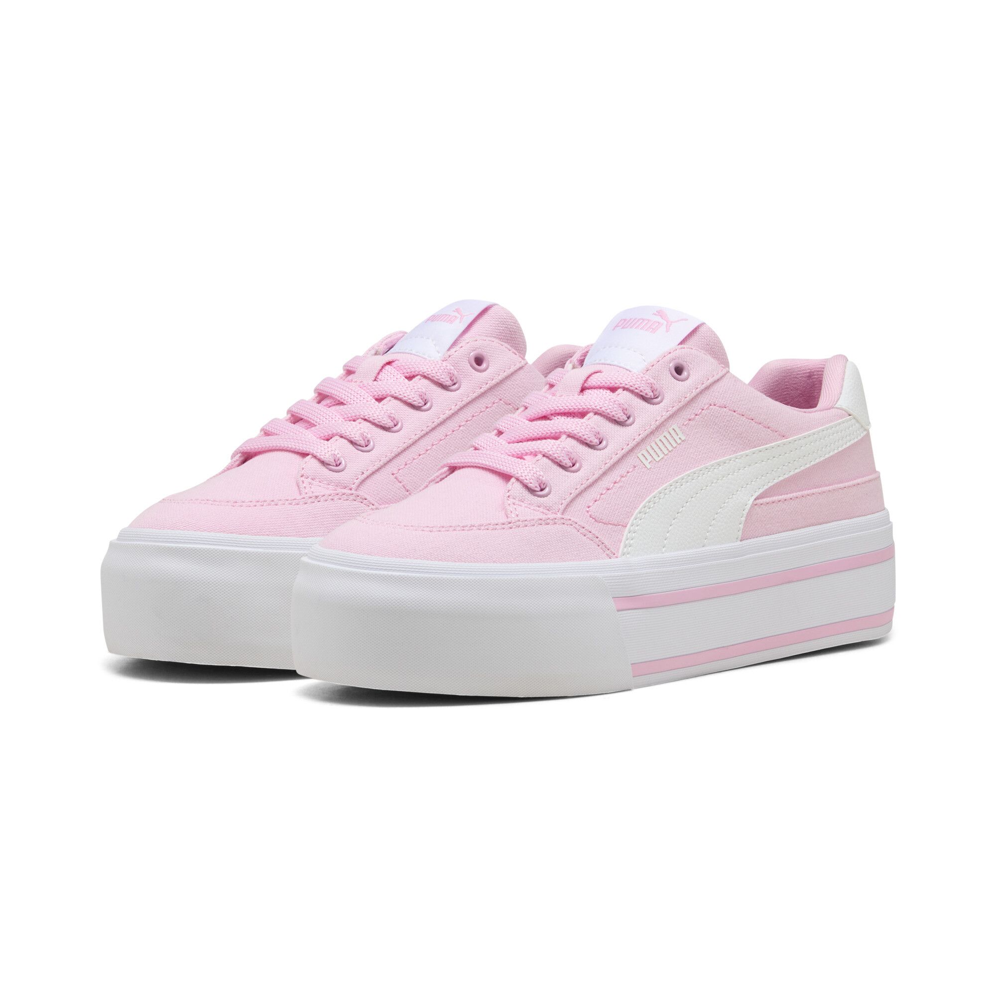 Zapatillas Court Classic Vulc Platform para mujer, Calzado, Rosa, 35.5 - PUMA - Modalova
