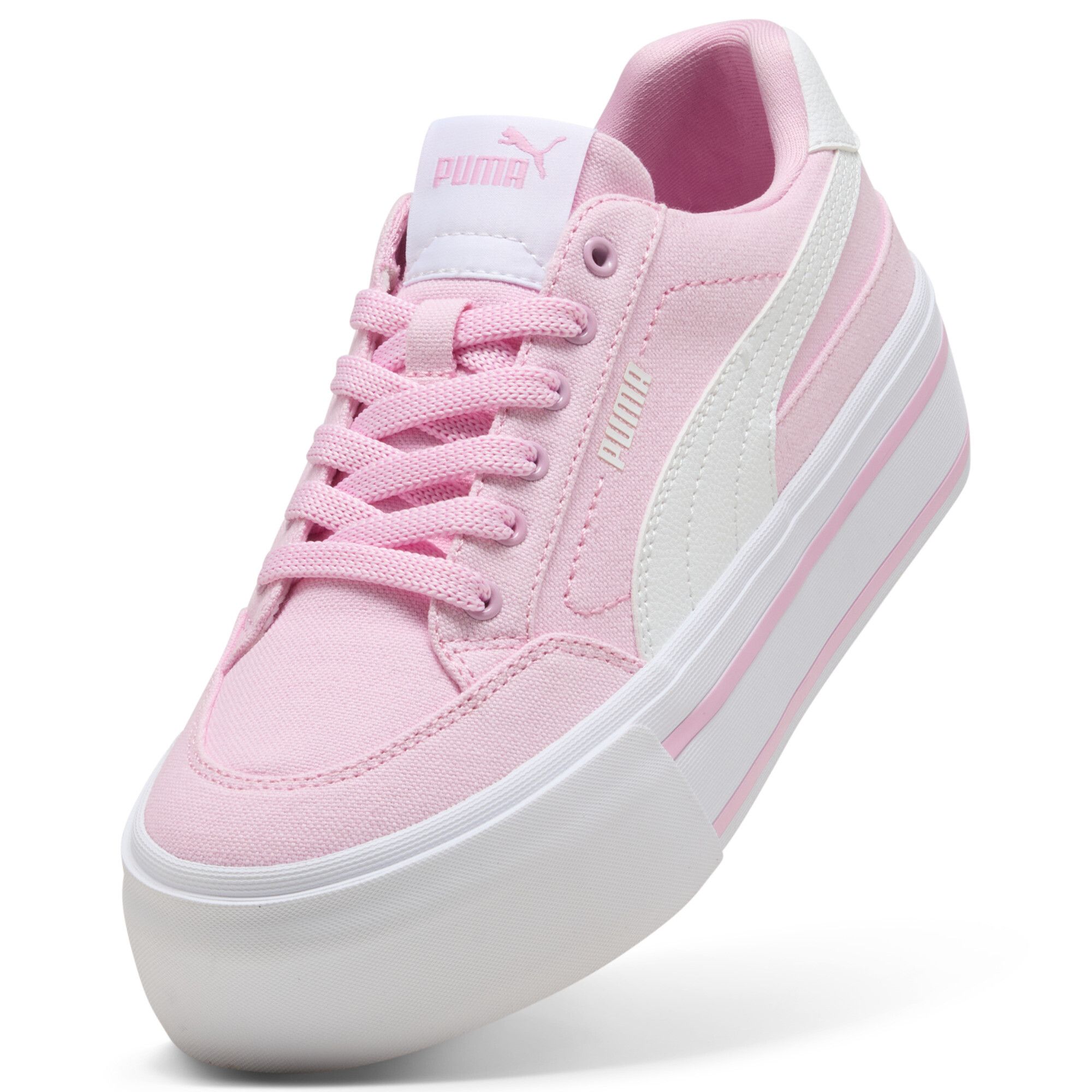 Zapatillas Court Classic Vulc Platform para mujer, Calzado, Rosa, 35.5 - PUMA - Modalova