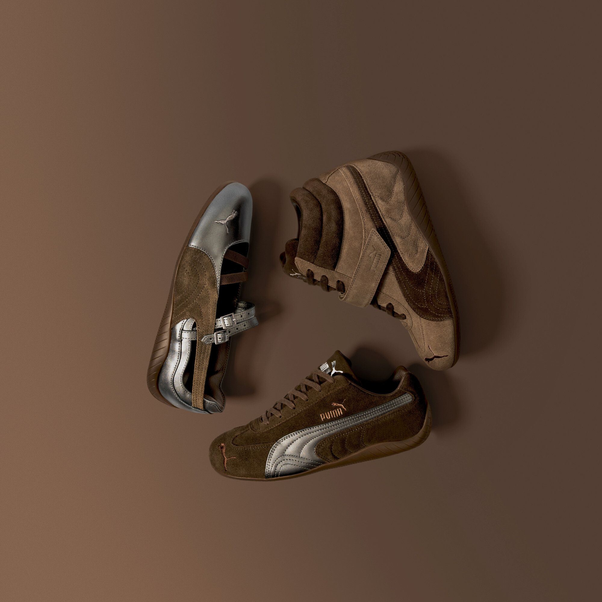 Ballerine Speedcat Lux da donna, Scarpe, Marrone, 35.5 - PUMA - Modalova