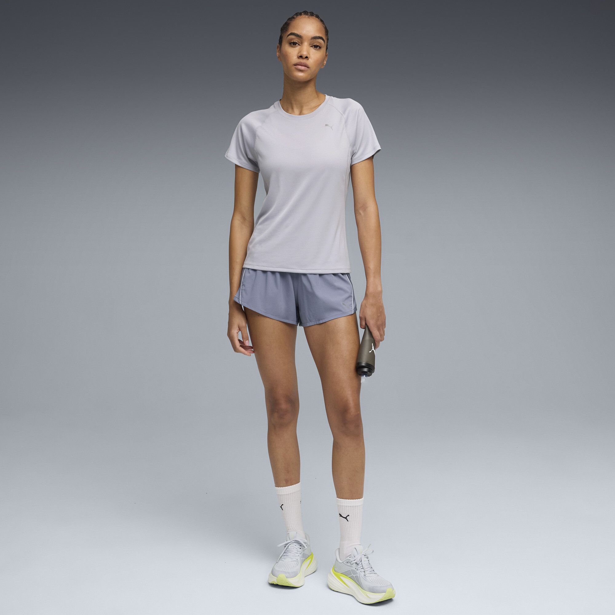Camiseta de running VELOCITY para mujer, Ropa, Gris, S - PUMA - Modalova