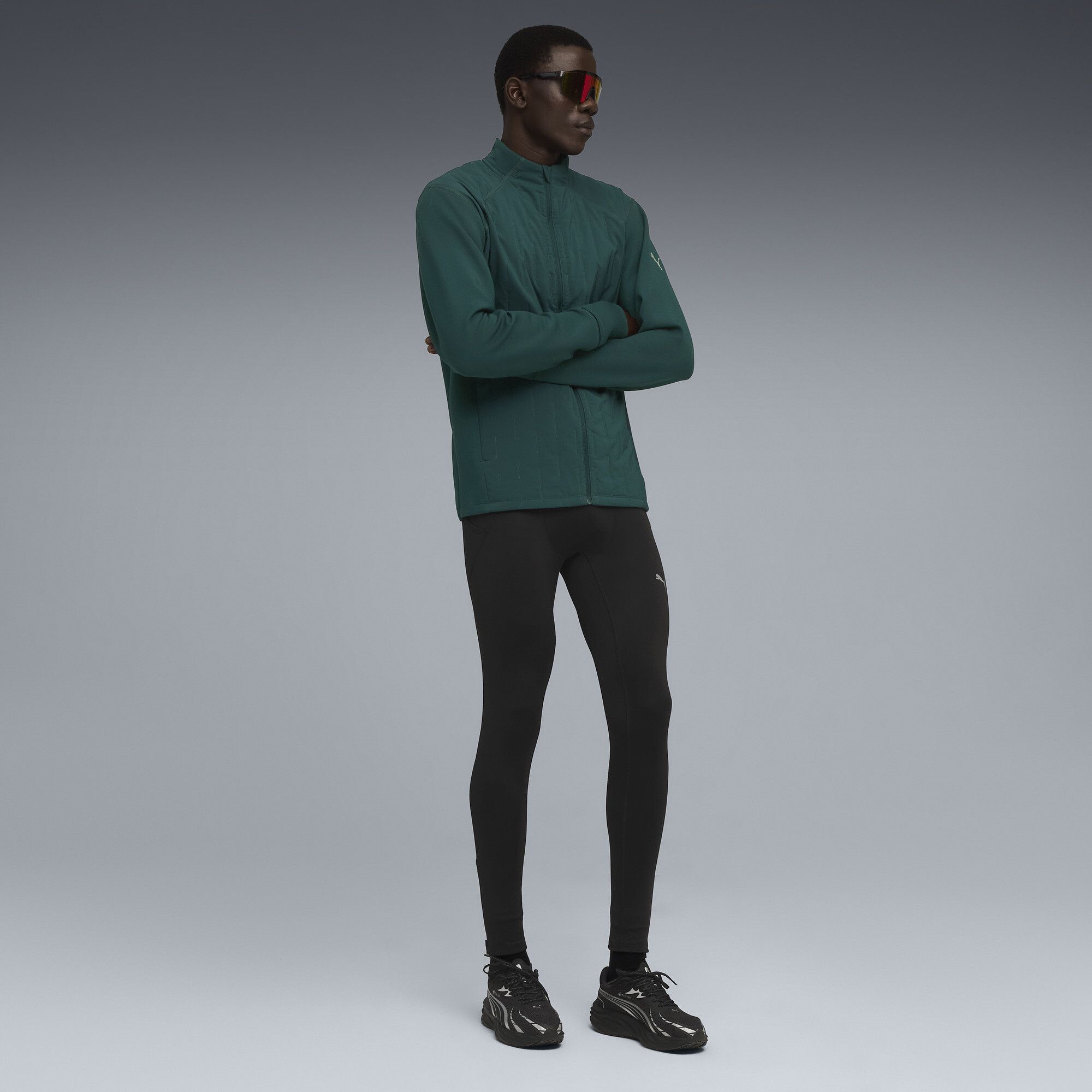 Mallas de microfibra RUN para hombre, Accesoiros, Negro, S - PUMA - Modalova