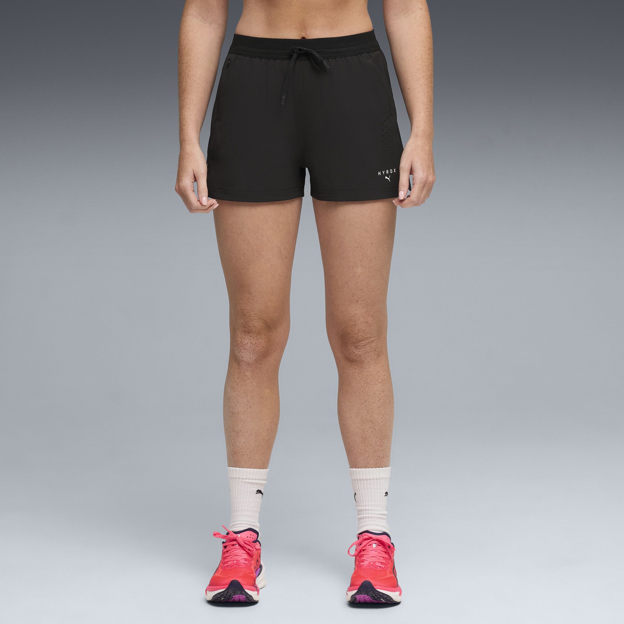 Shorts in tessuto x HYROX DRYELITE da donna, Accessori, Nero, XXS - PUMA - Modalova