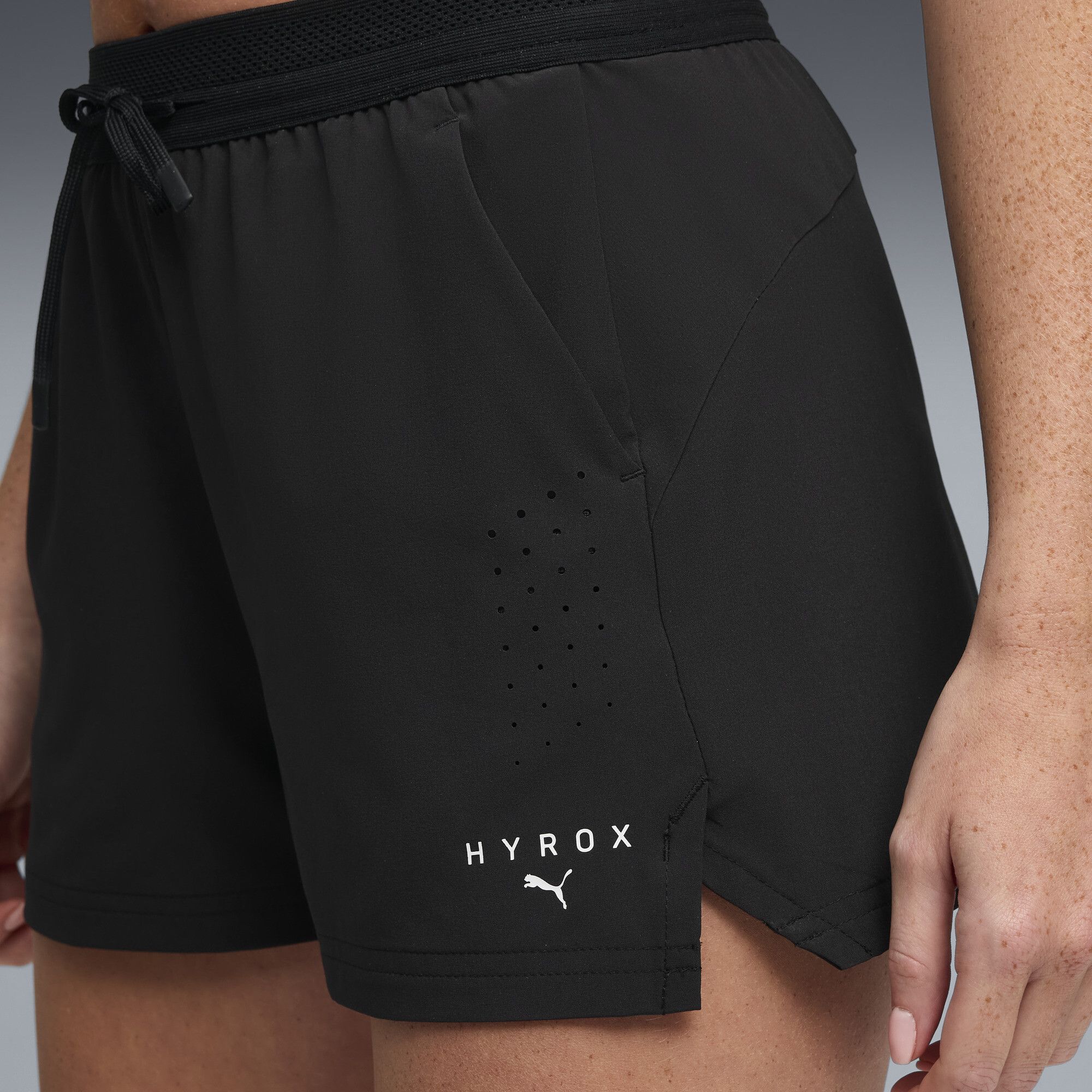 Shorts in tessuto x HYROX DRYELITE da donna, Accessori, Nero, XXS - PUMA - Modalova