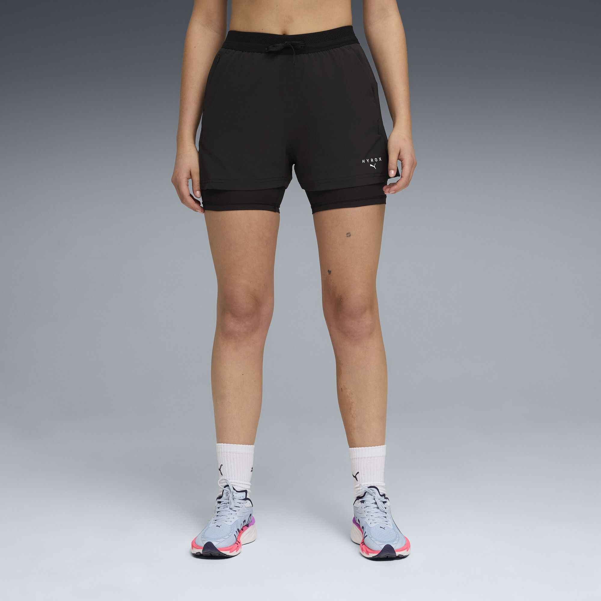 Shorts x HYROX DRYELITE 2-in-1 da donna, Accessori, Nero, XXS - PUMA - Modalova