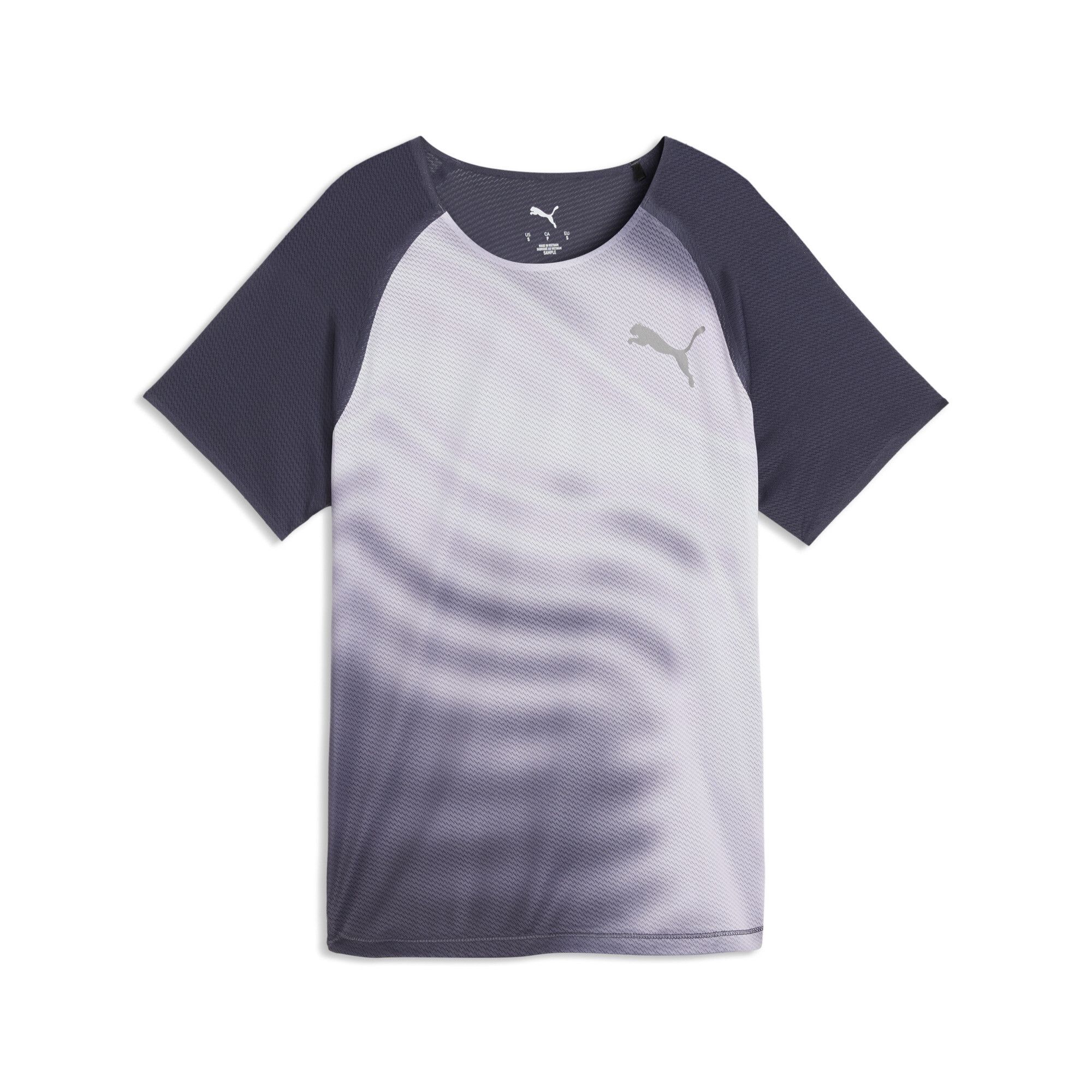 Camiseta de running estampada Lightspeed para mujer, Ropa, Gris, XXS - PUMA - Modalova