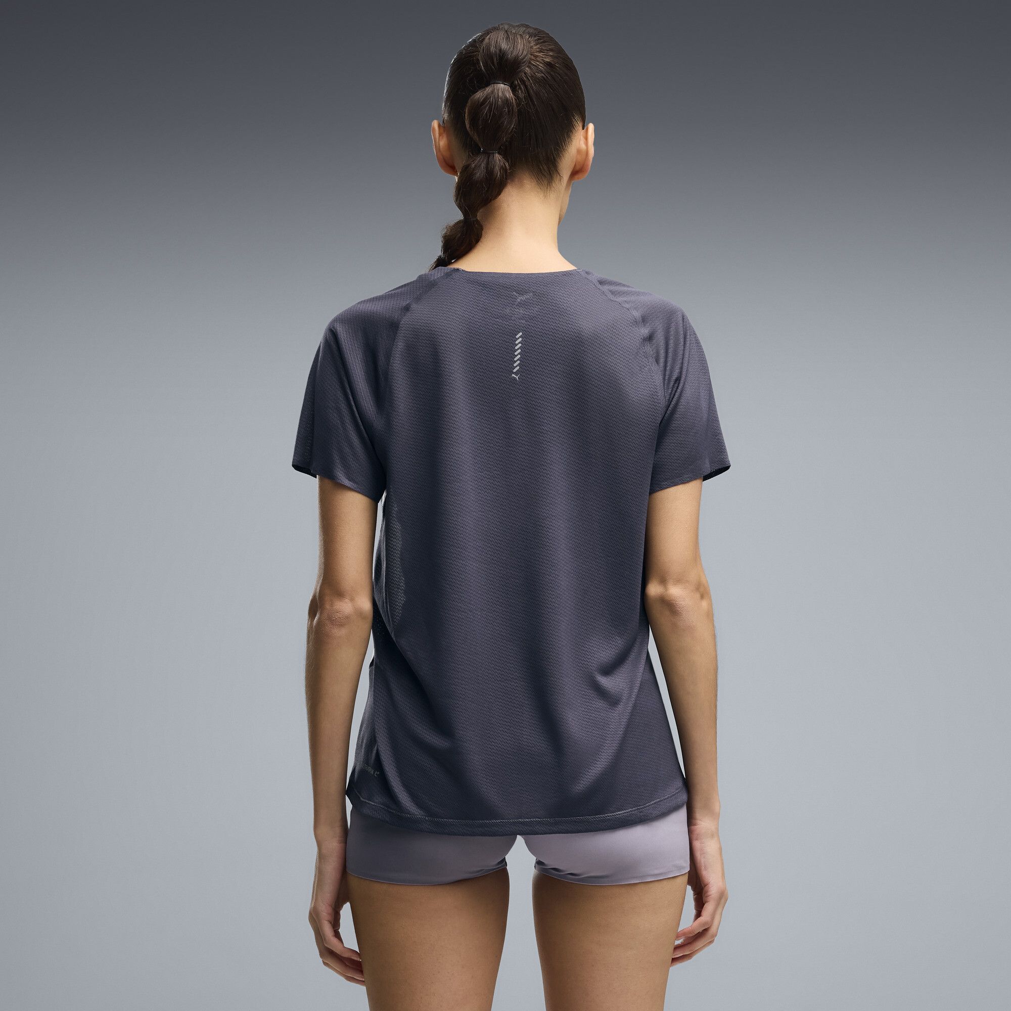 Camiseta de running estampada Lightspeed para mujer, Ropa, Gris, XXS - PUMA - Modalova