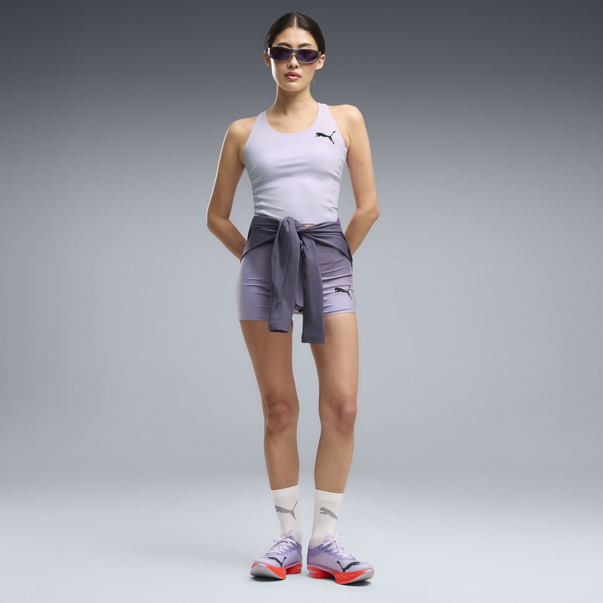 Crop top da running Lightspeed da donna, Accessori, Viola, XXS - PUMA - Modalova