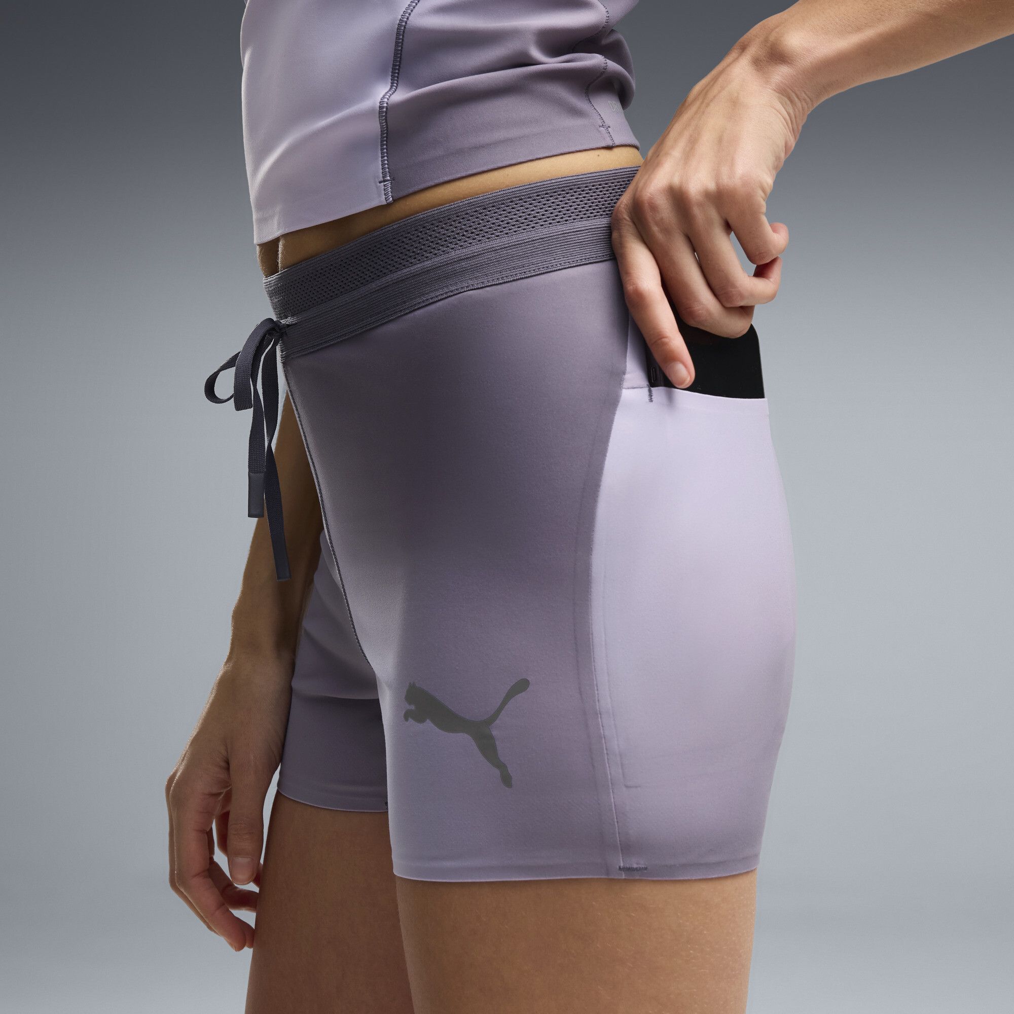 Shorts da running con stampa Lightspeed 3" da donna, Accessori, Grigio, XXS - PUMA - Modalova