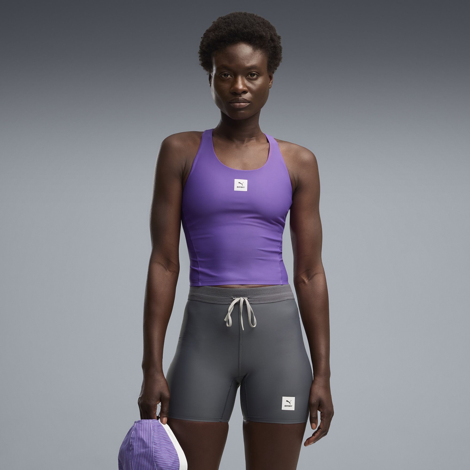 Crop Top x SAYSKY da donna, Accessori, Viola, S - PUMA - Modalova