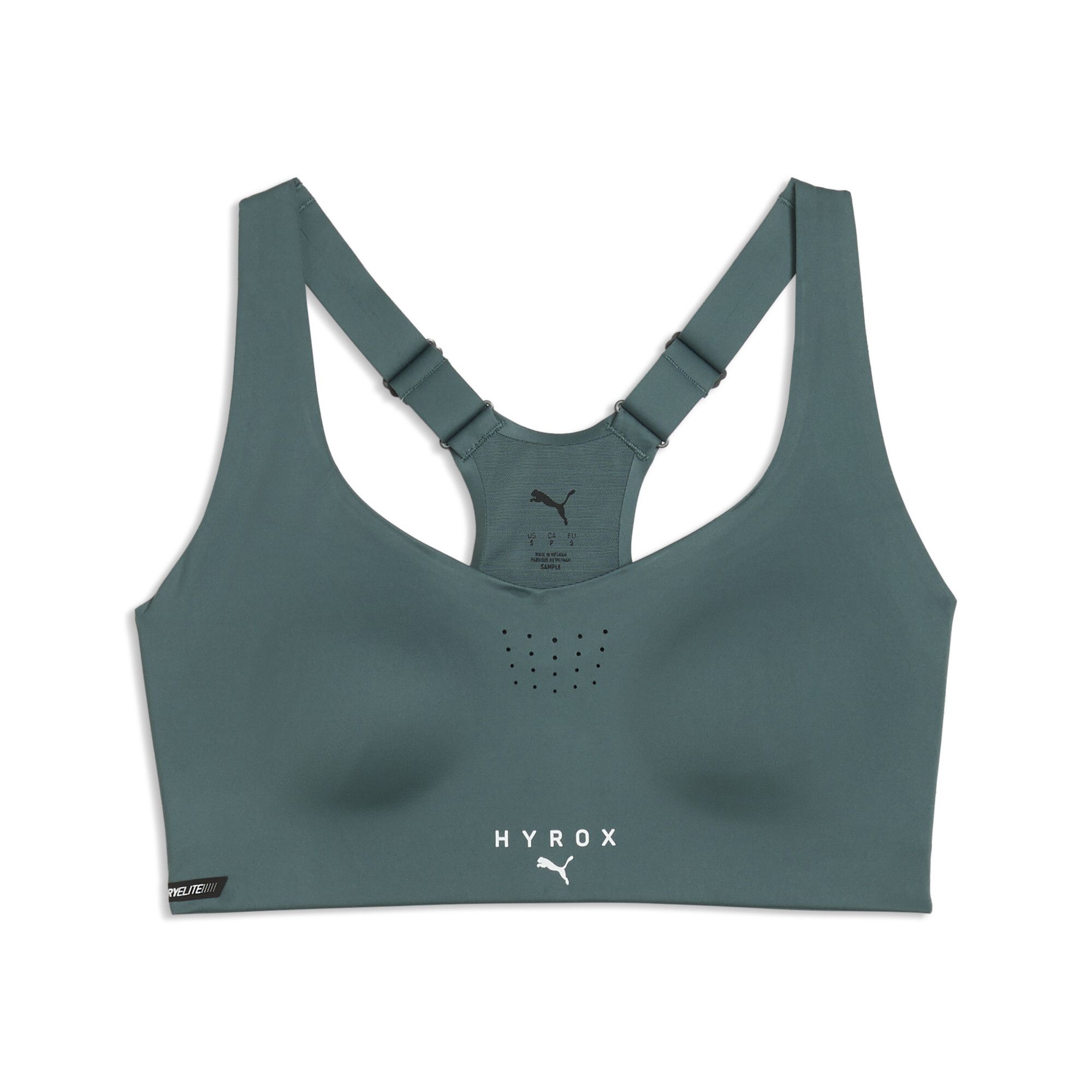 X HYROX PWRMODE Sports Bra Women in Green | Size 3XL - PUMA - Modalova