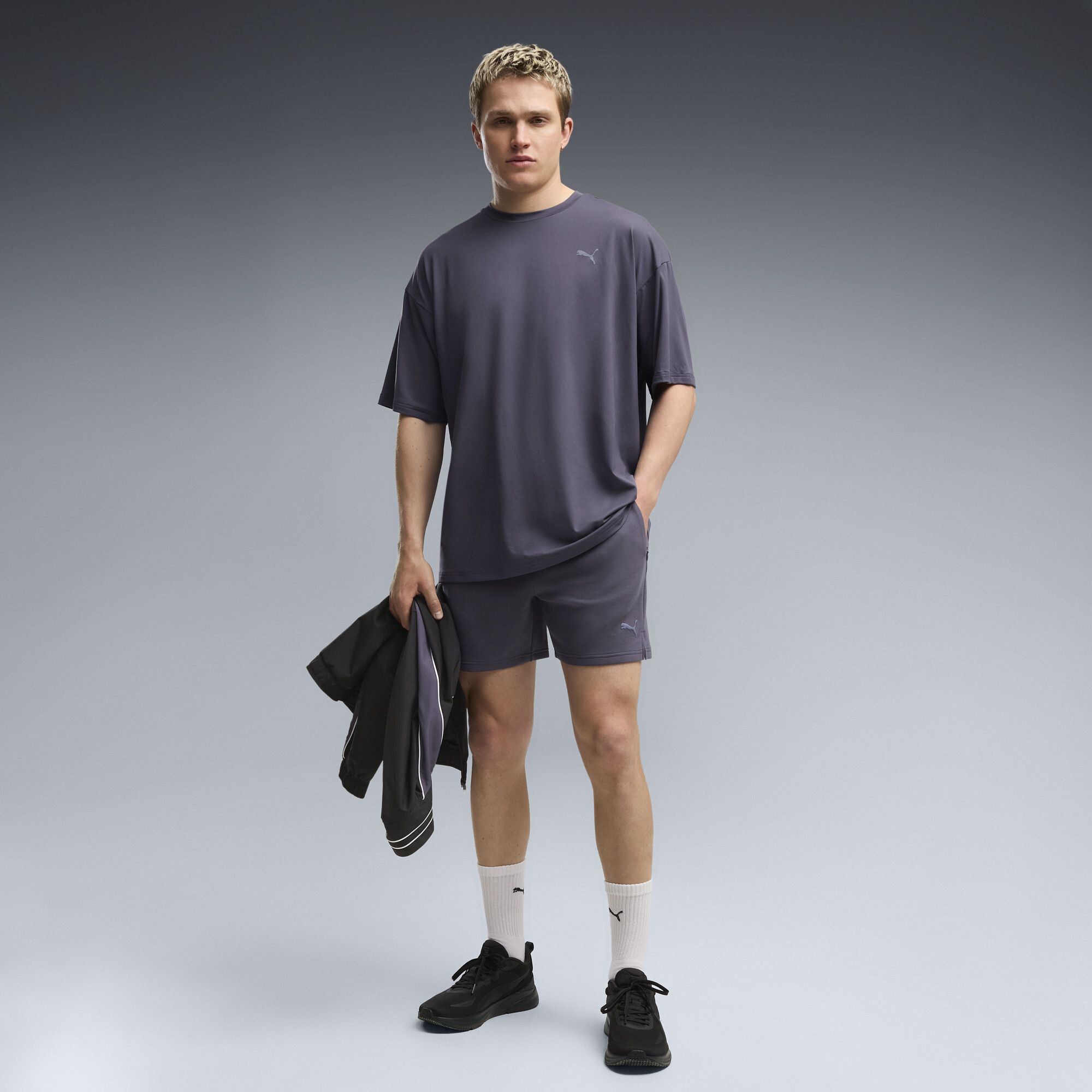 CLOUDSPUN Oversized T-Shirt Men in Gray | Size Large - PUMA - Modalova