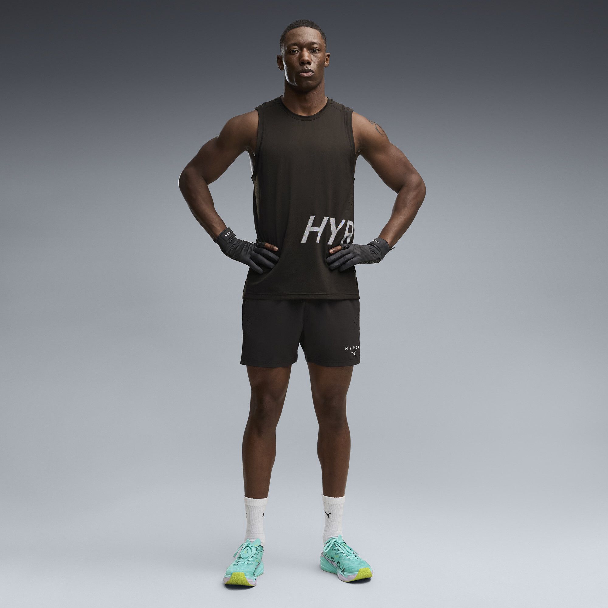 Shorts x HYROX PWRMODE 5" da uomo, Accessori, Nero, XXS - PUMA - Modalova