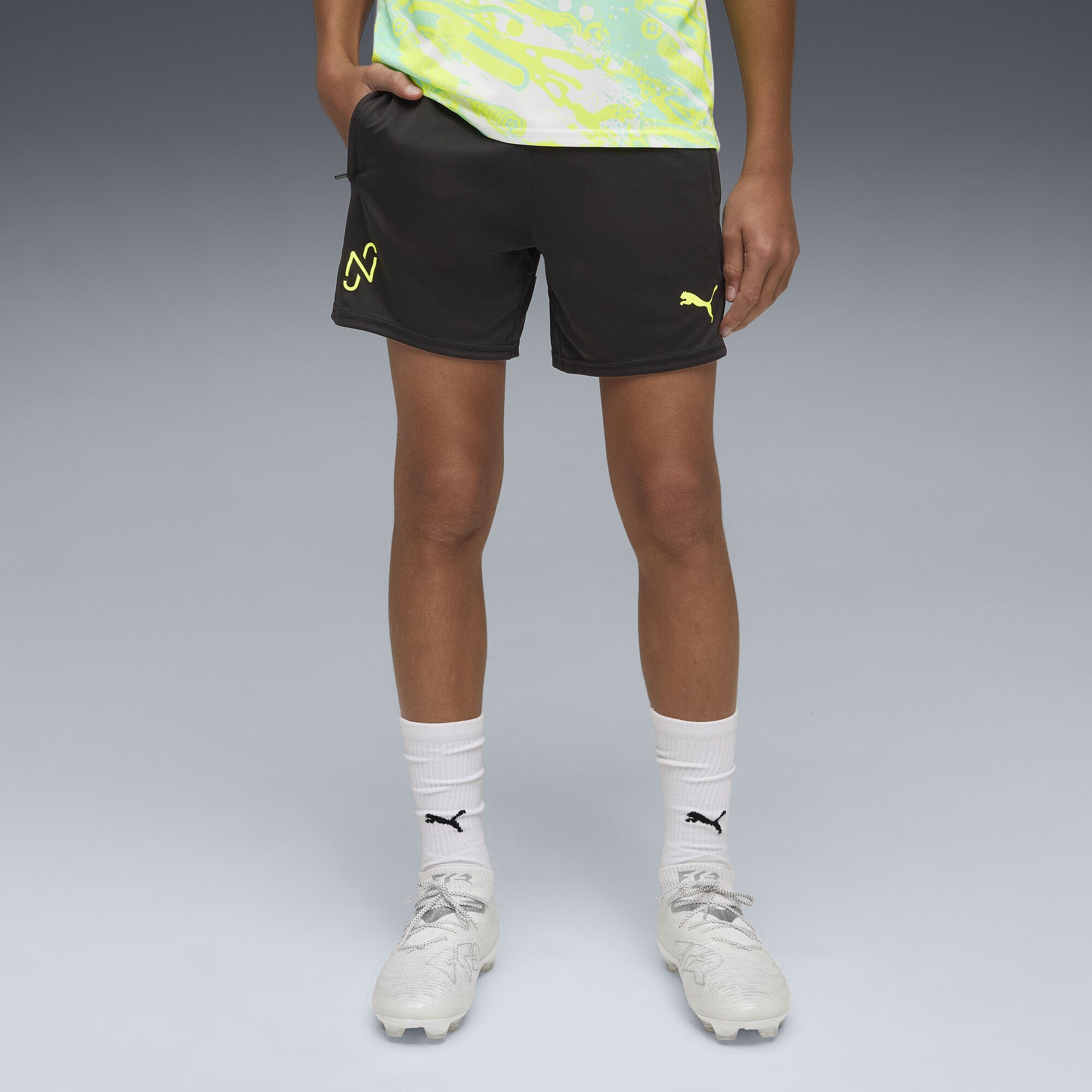 Neymar Jr Shorts da training Creativity per ragazzi, Accessori, Nero, 15-16Y - PUMA - Modalova