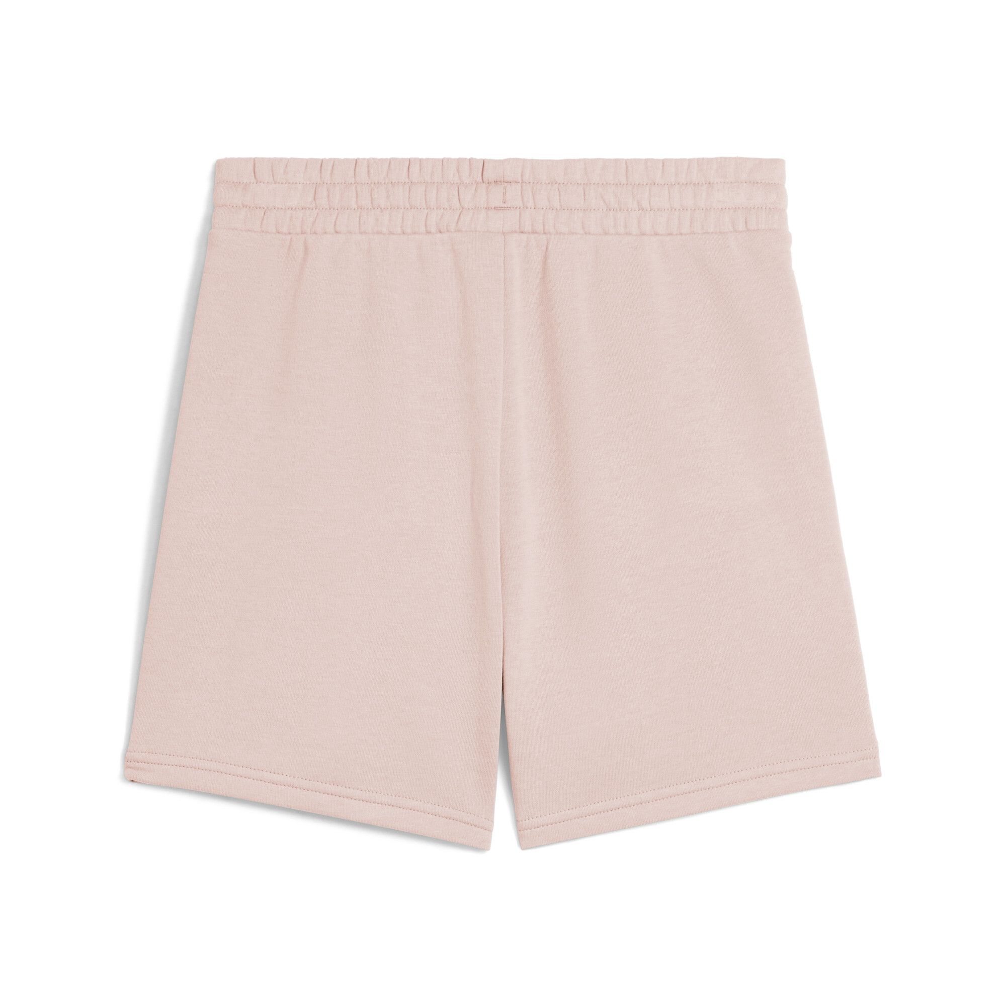 Pantalones cortos de cintura alta ESS Small No. 1 Logo 5'' para mujer, Ropa, Rosa, L - PUMA - Modalova