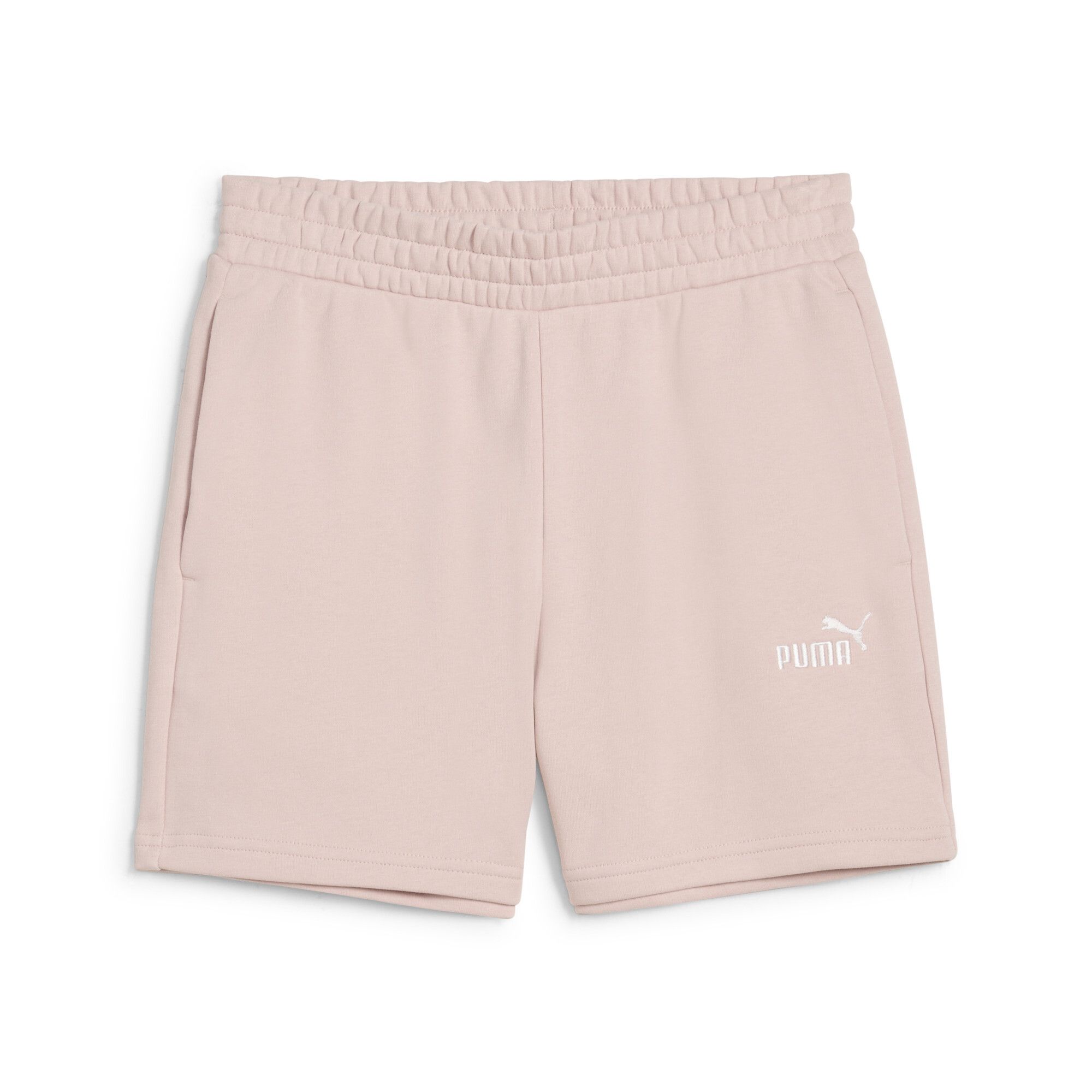 Pantalones cortos de cintura alta ESS Small No. 1 Logo 5'' para mujer, Ropa, Rosa, L - PUMA - Modalova
