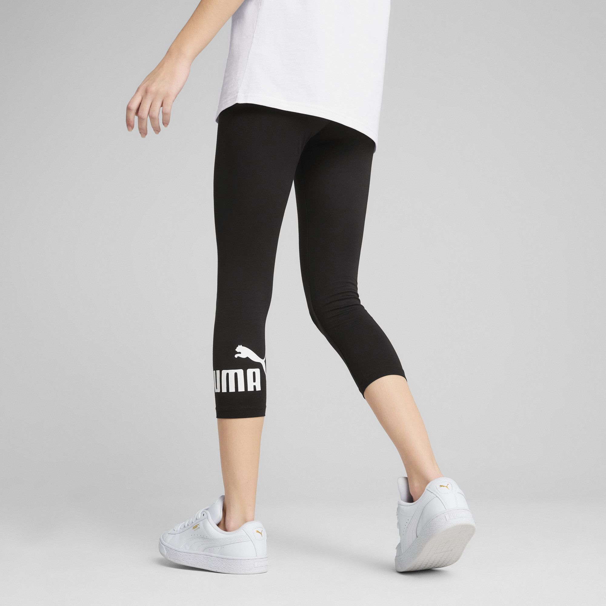 Leggings piratas ESS No. 1 Logo para mujer, Ropa, Negro, 3XL - PUMA - Modalova