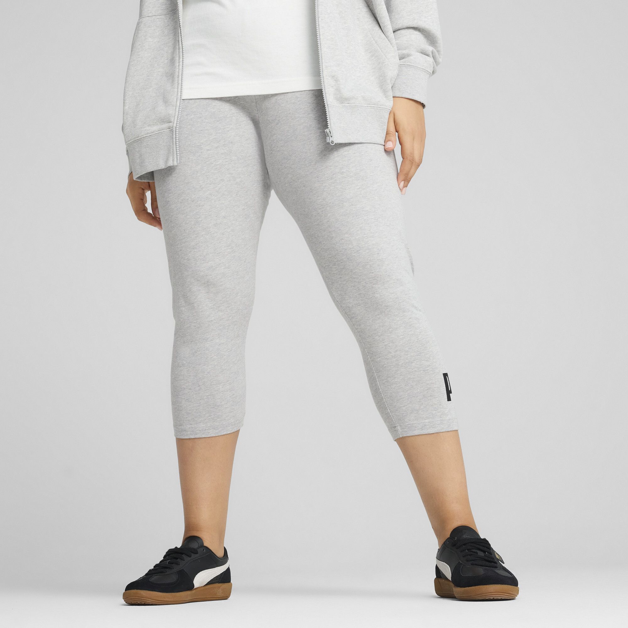 Leggings piratas ESS No. 1 Logo para mujer, Ropa, Gris, 3XL - PUMA - Modalova