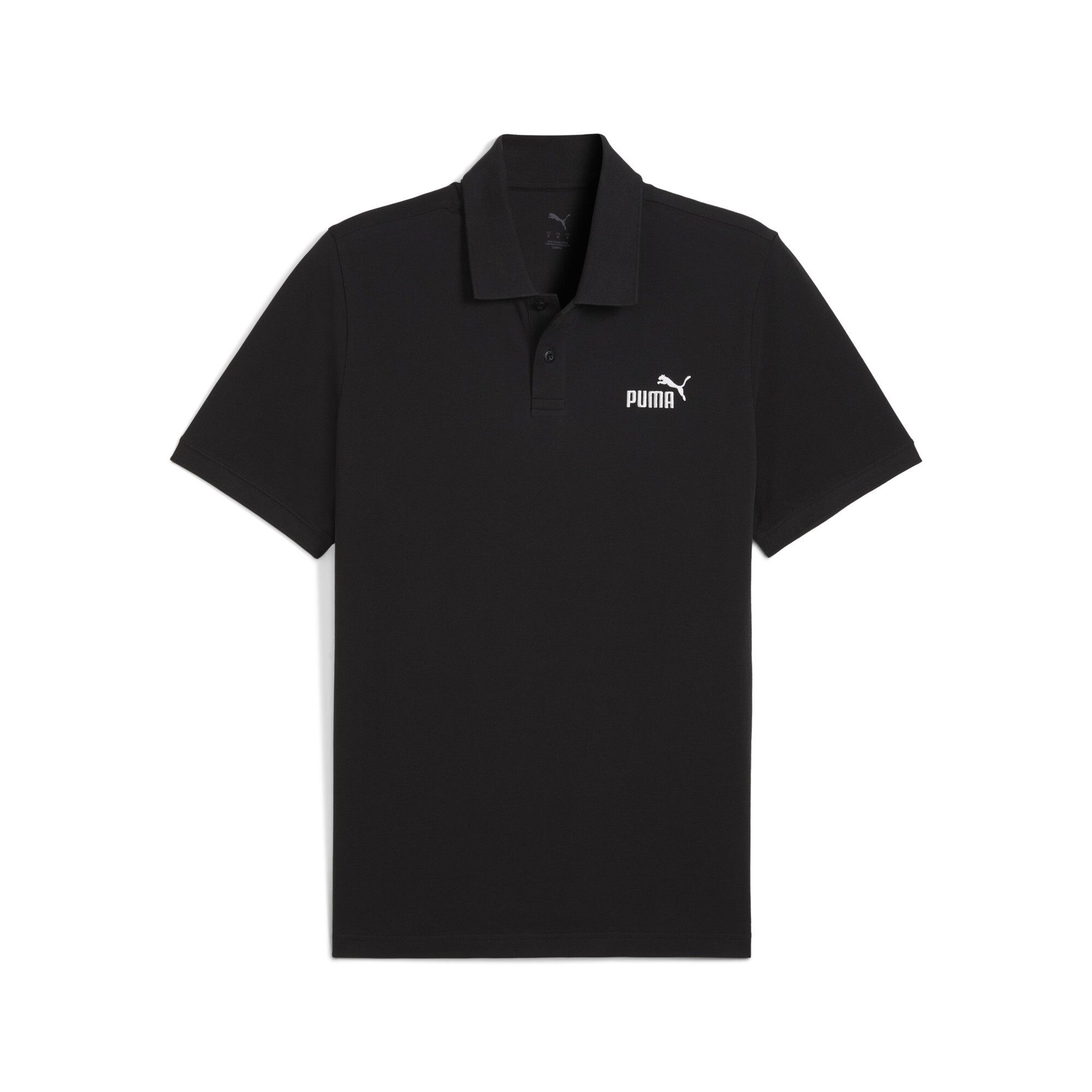 Polo in piqué con logo Essentials N. 1 da uomo, Abbigliamento, Nero, 3XL - PUMA - Modalova