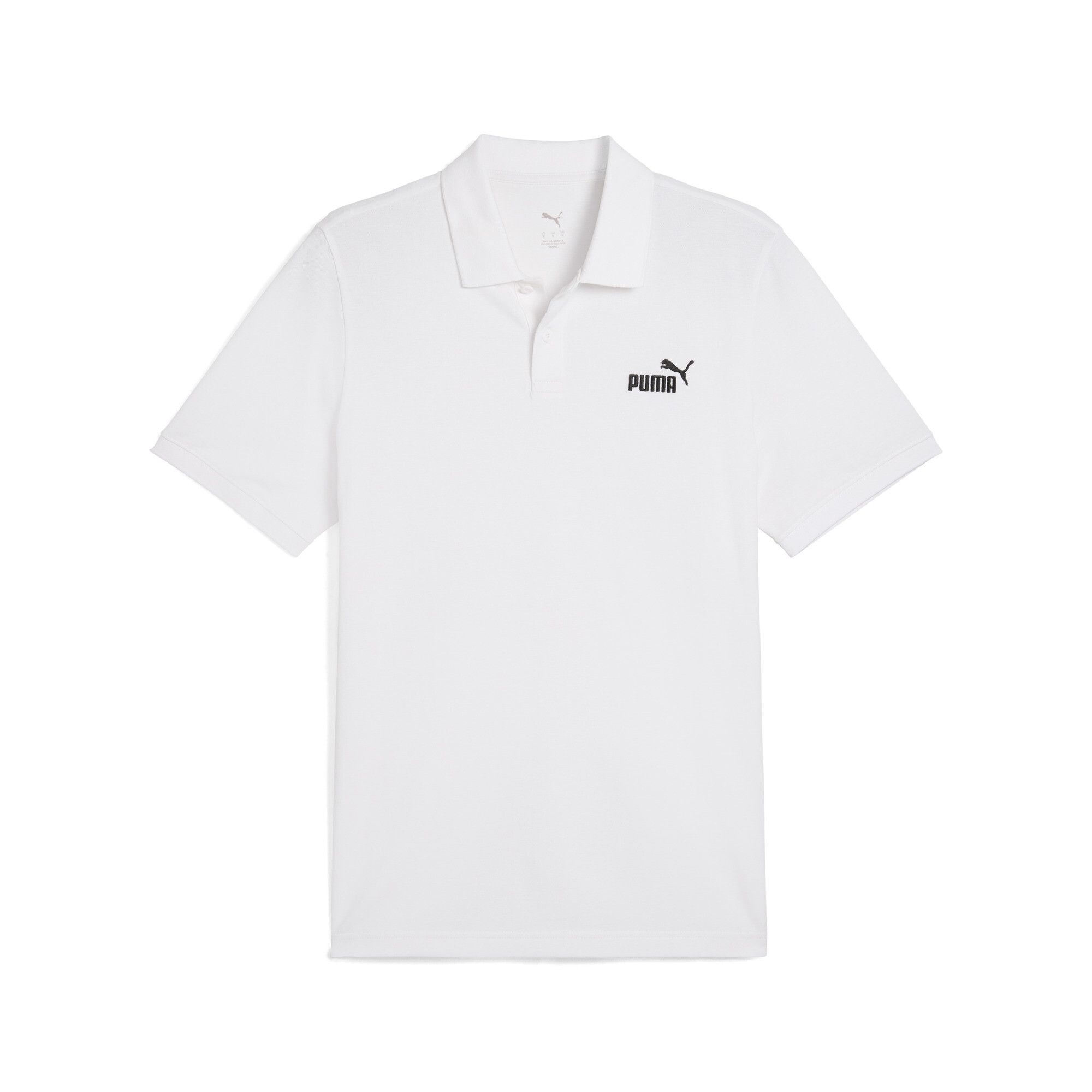 Polo in piqué con logo Essentials N. 1 da uomo, Abbigliamento, Bianco, 3XL - PUMA - Modalova