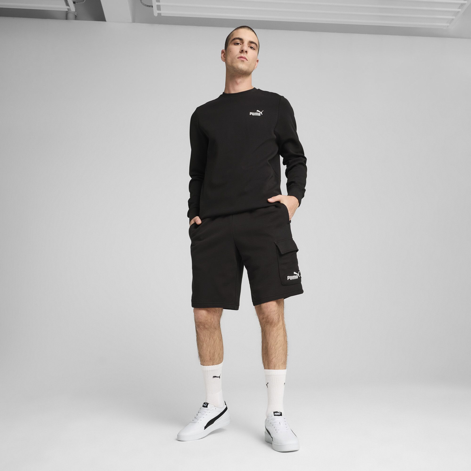 Shorts cargo Essentials con logo n.º 1 10" para hombre, Ropa, Negro, 3XL - PUMA - Modalova