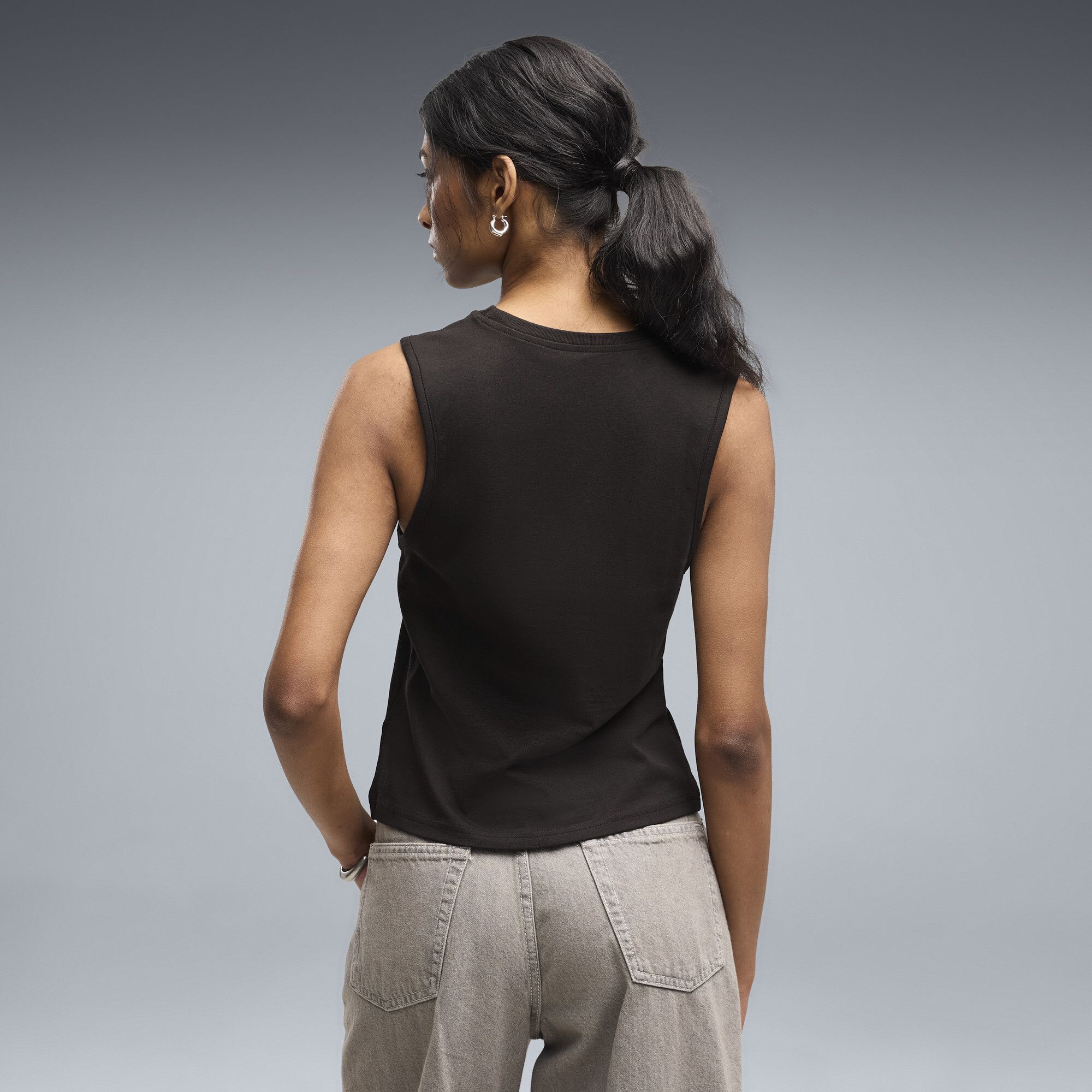 Tank top aderente con logo ESS N. 1 da donna, Abbigliamento, Nero, 3XL - PUMA - Modalova