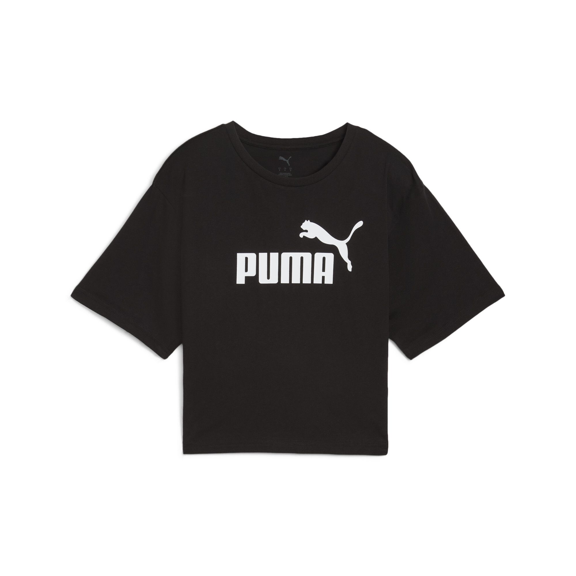 ESS Cropped No. 1 Logo Relaxed T-Shirt Damen, Kleidung, , S - PUMA - Modalova