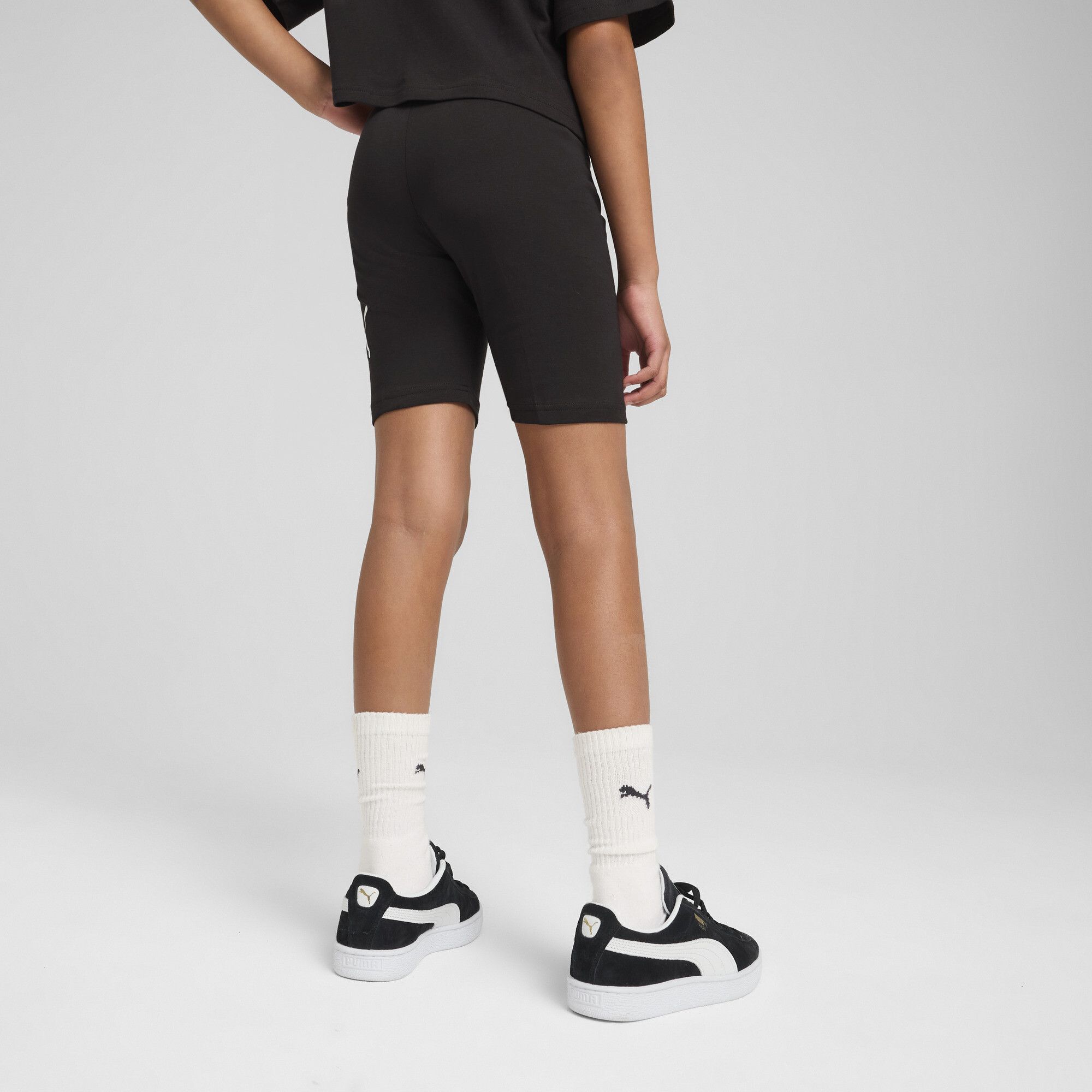 Leggings corti ESS N. 1 per ragazzi, Abbigliamento, Nero, 5-6Y - PUMA - Modalova