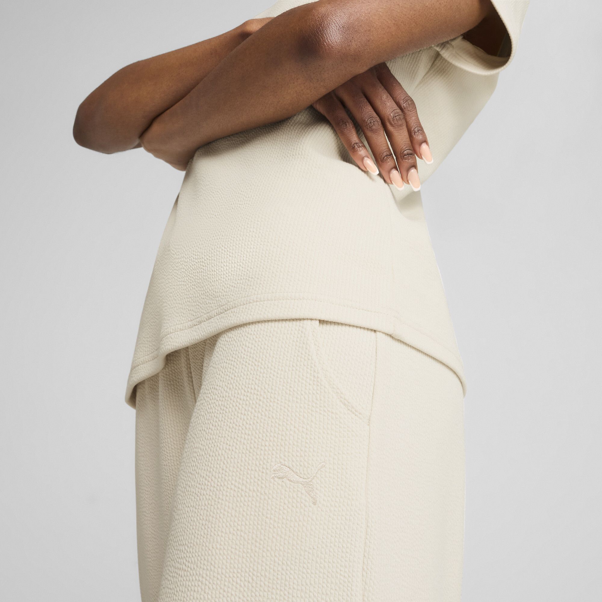 Pantalones rectos de tiro alto HER Comfort para mujer, Accesoiros, Blanco, S - PUMA - Modalova