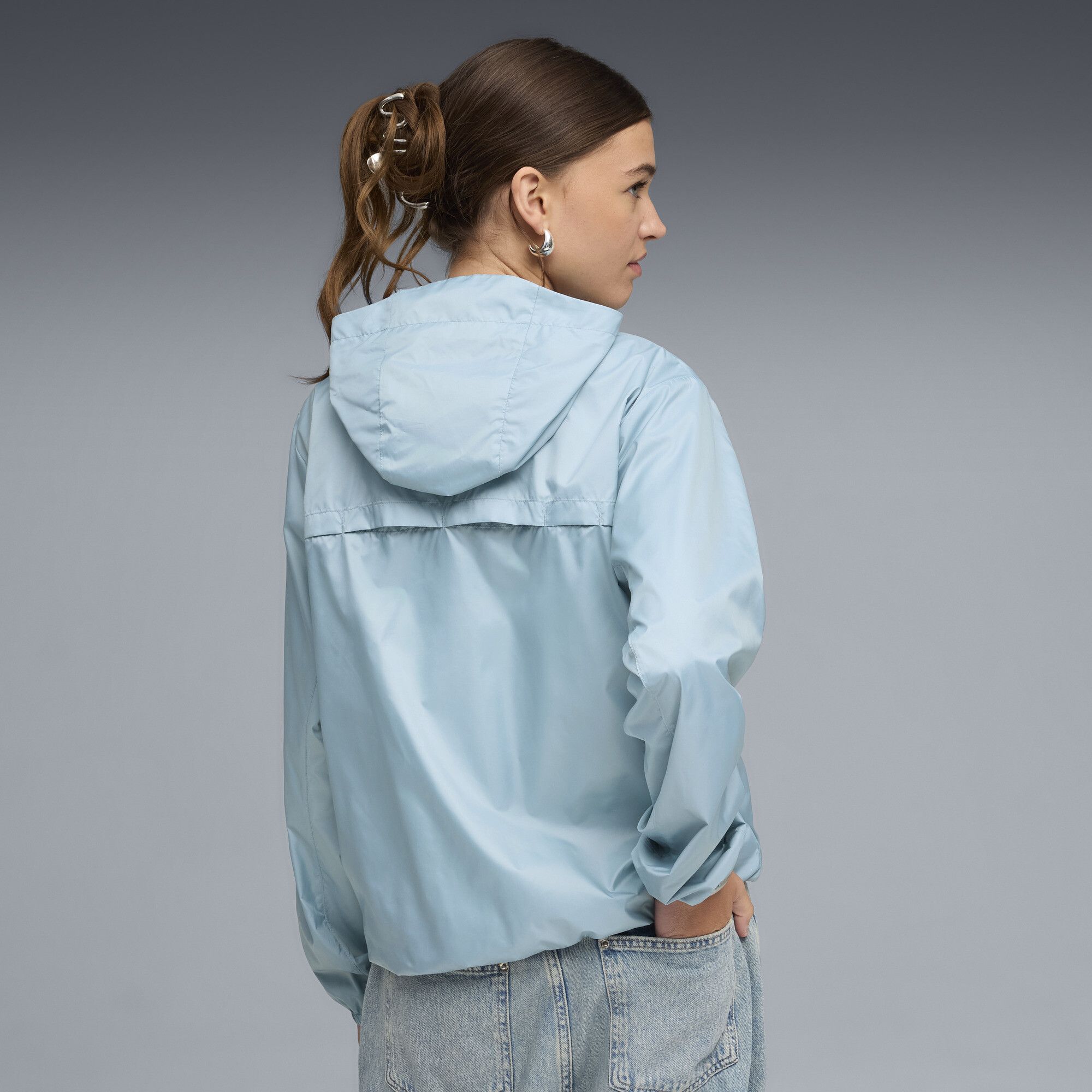 Cortavientos Essentials Regular para mujer, Ropa, Azul, S - PUMA - Modalova