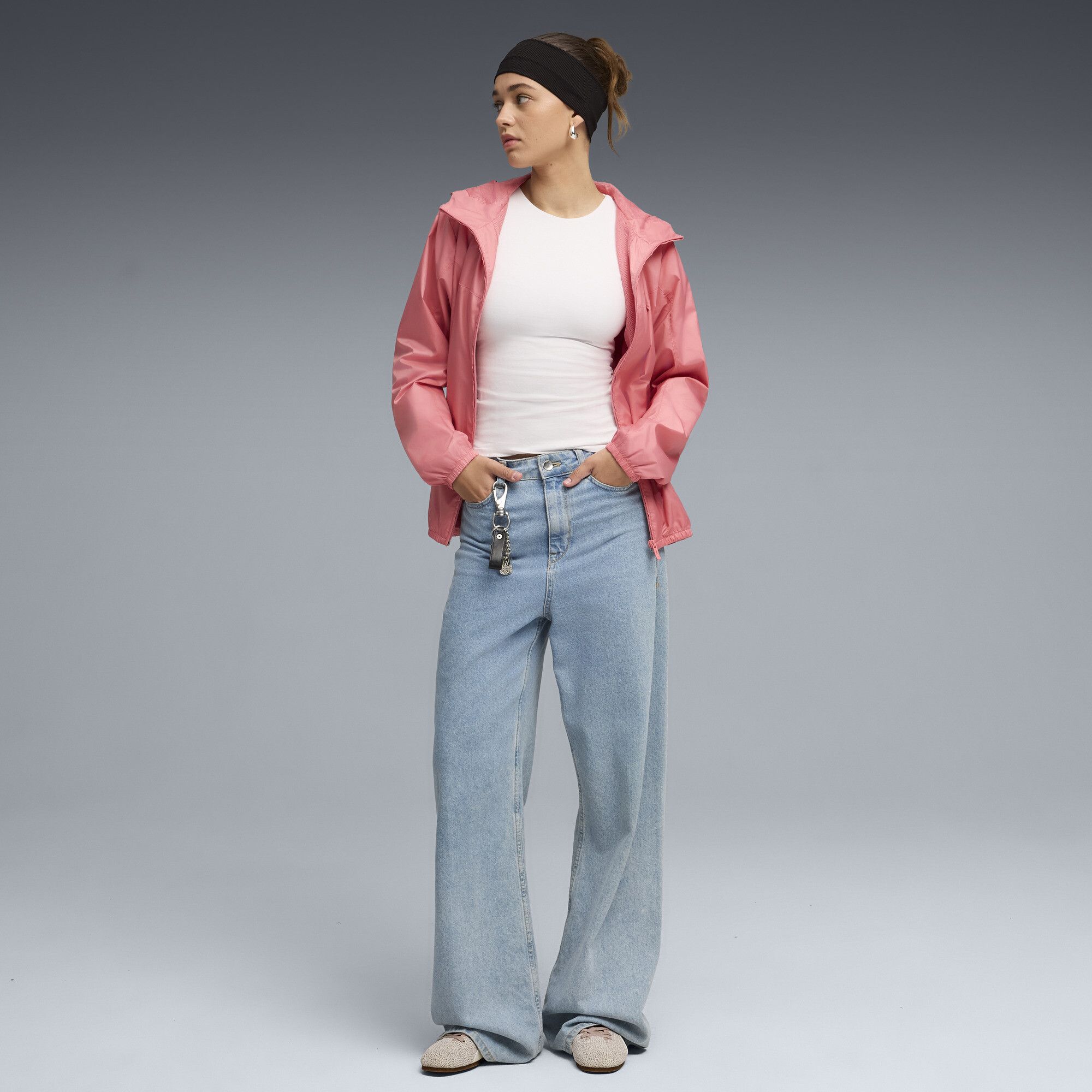 Cortavientos Essentials Regular para mujer, Ropa, Rosa, S - PUMA - Modalova
