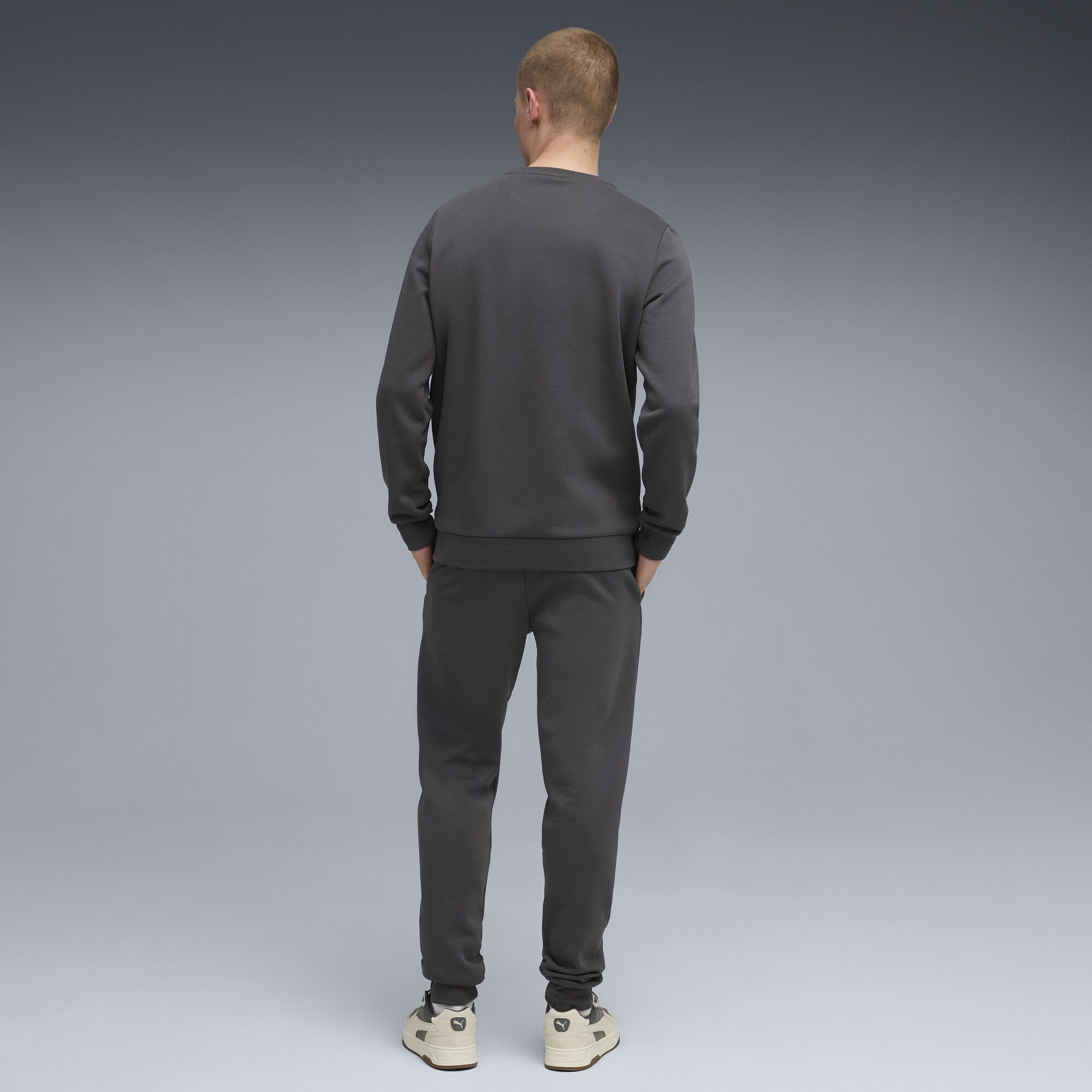 Tuta da ginnastica Essentials Elevated da uomo, Abbigliamento, Grigio, S - PUMA - Modalova