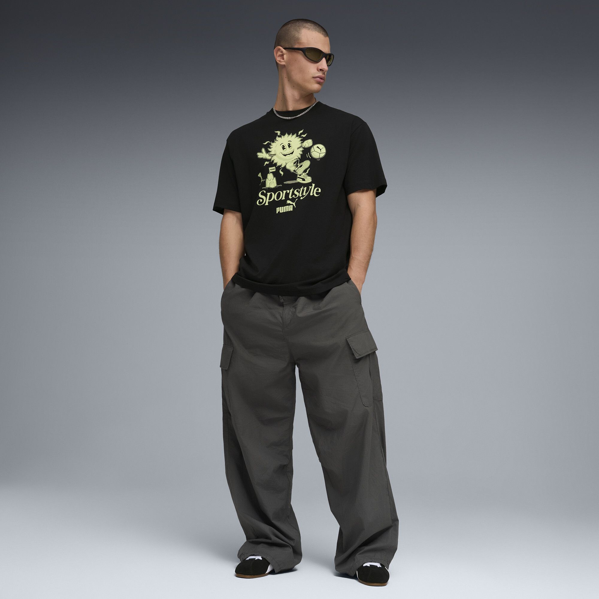 Graphic Sun T-Shirt Herren, Kleidung, , S - PUMA - Modalova