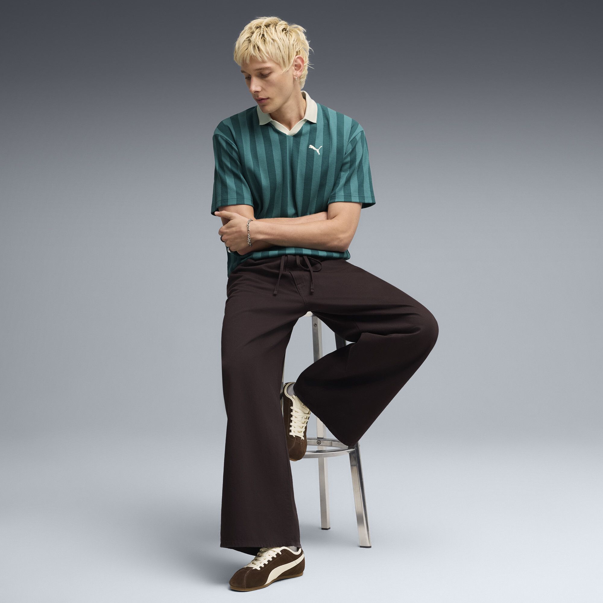 Polo Class dal taglio morbido da uomo, Abbigliamento, Verde, S - PUMA - Modalova