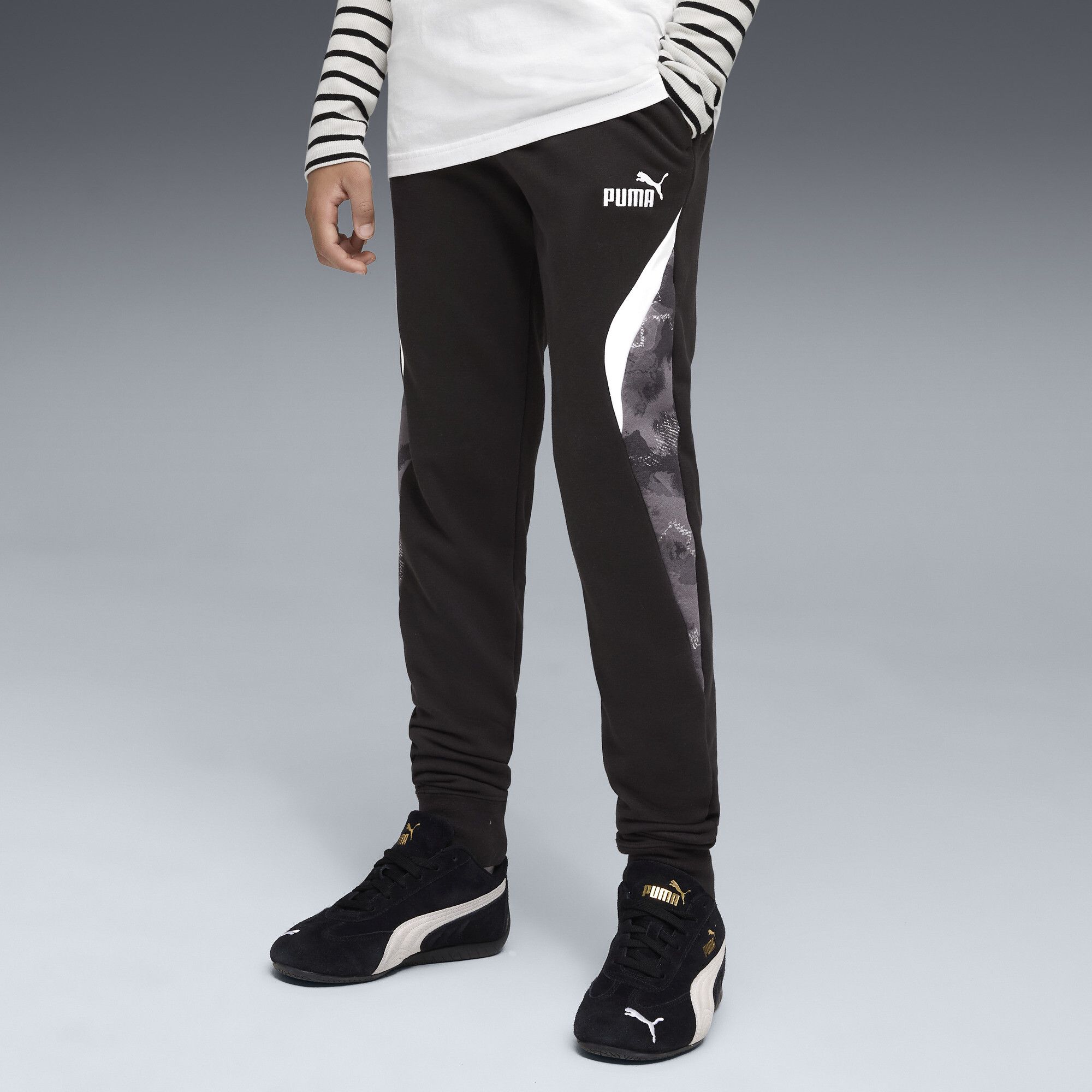 Pantaloni della tuta Essentials Camo per ragazzi, Accessori, Nero, 15-16Y - PUMA - Modalova