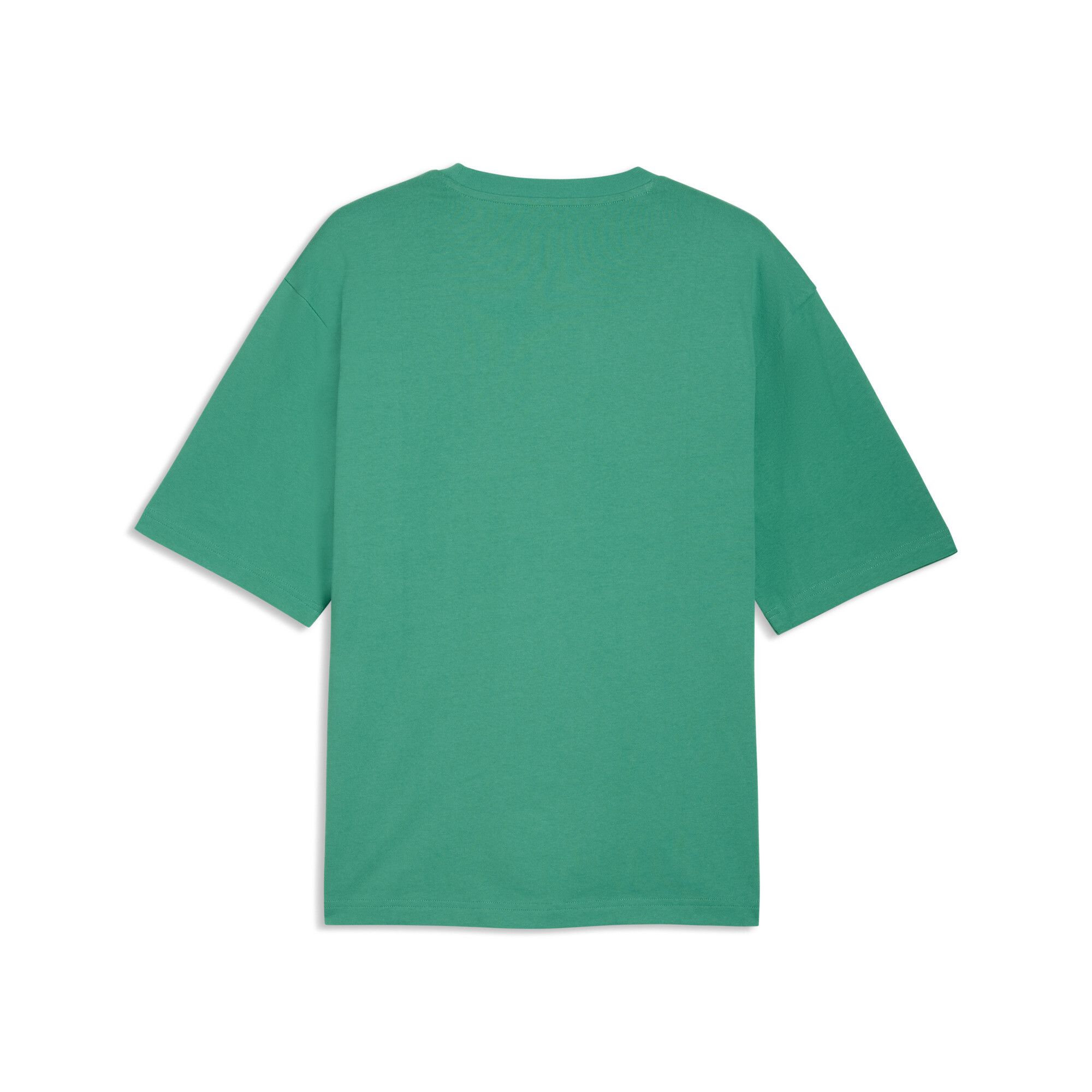 Camiseta WARDROBE ESS Boxy para hombre, Ropa, Verde, S - PUMA - Modalova