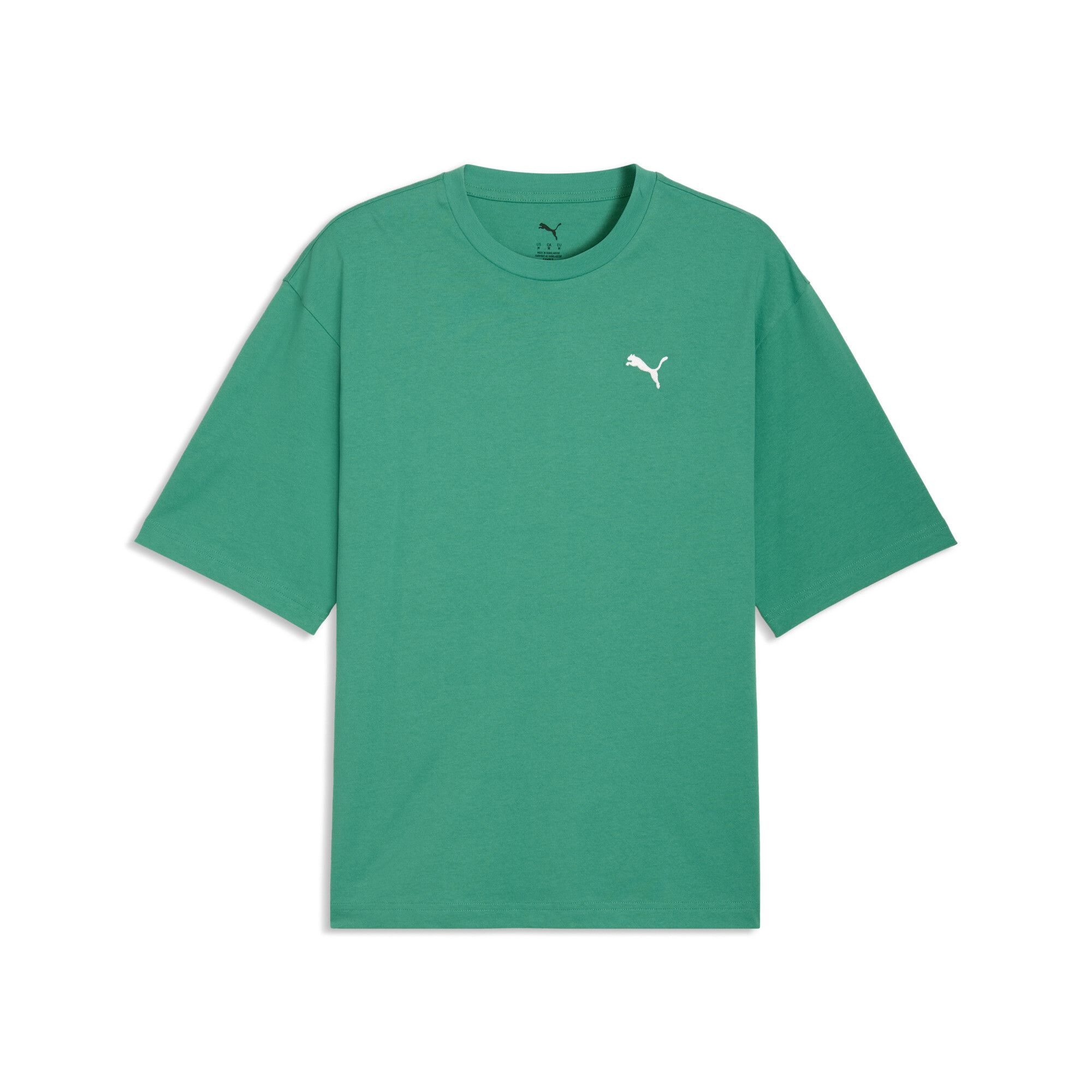 Camiseta WARDROBE ESS Boxy para hombre, Ropa, Verde, S - PUMA - Modalova