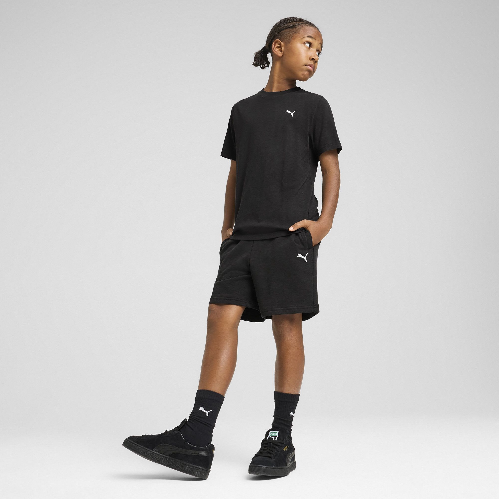 Camiseta WARDROBE ESS juvenil, Ropa, Negro, 15-16Y - PUMA - Modalova