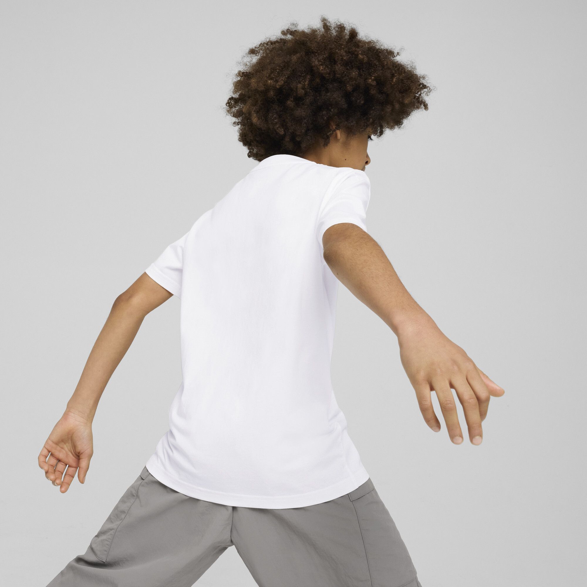 Camiseta WARDROBE ESS juvenil, Ropa, Blanco, 15-16Y - PUMA - Modalova