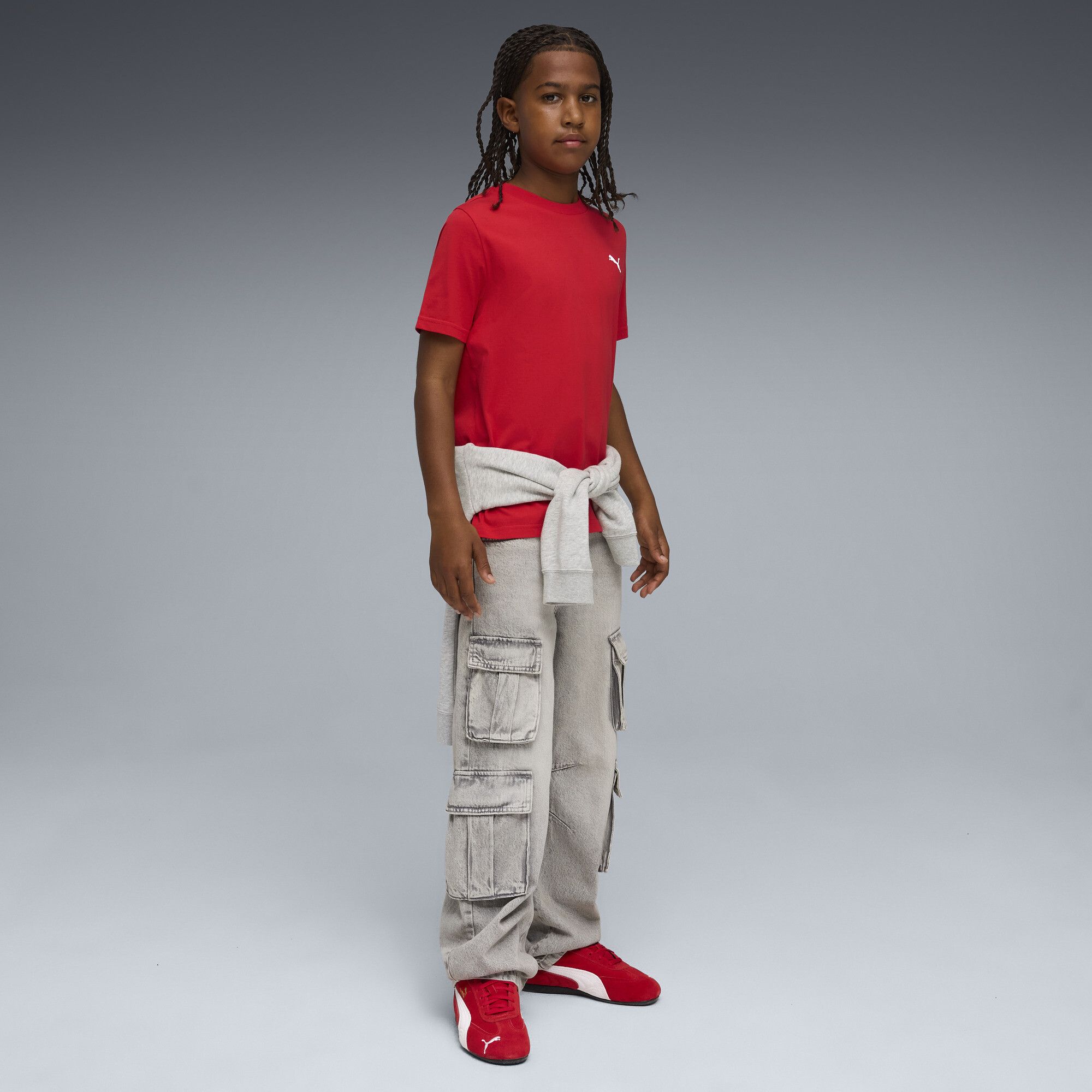 Camiseta WARDROBE ESS juvenil, Ropa, Rojo, 15-16Y - PUMA - Modalova