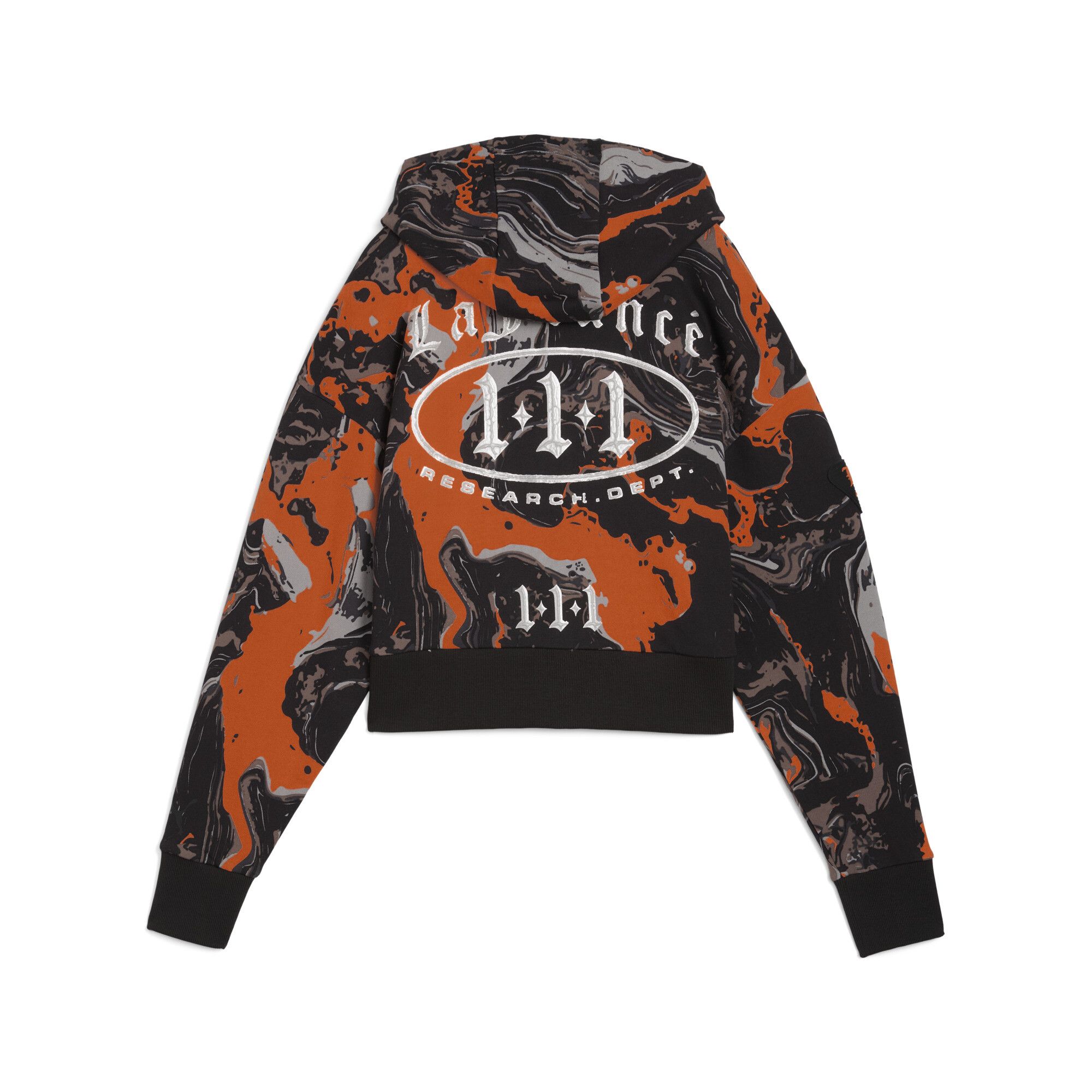 Sudadera corta con capucha y cremallera LaFrancé HEEM para mujer, Ropa, Naranja, S - PUMA - Modalova