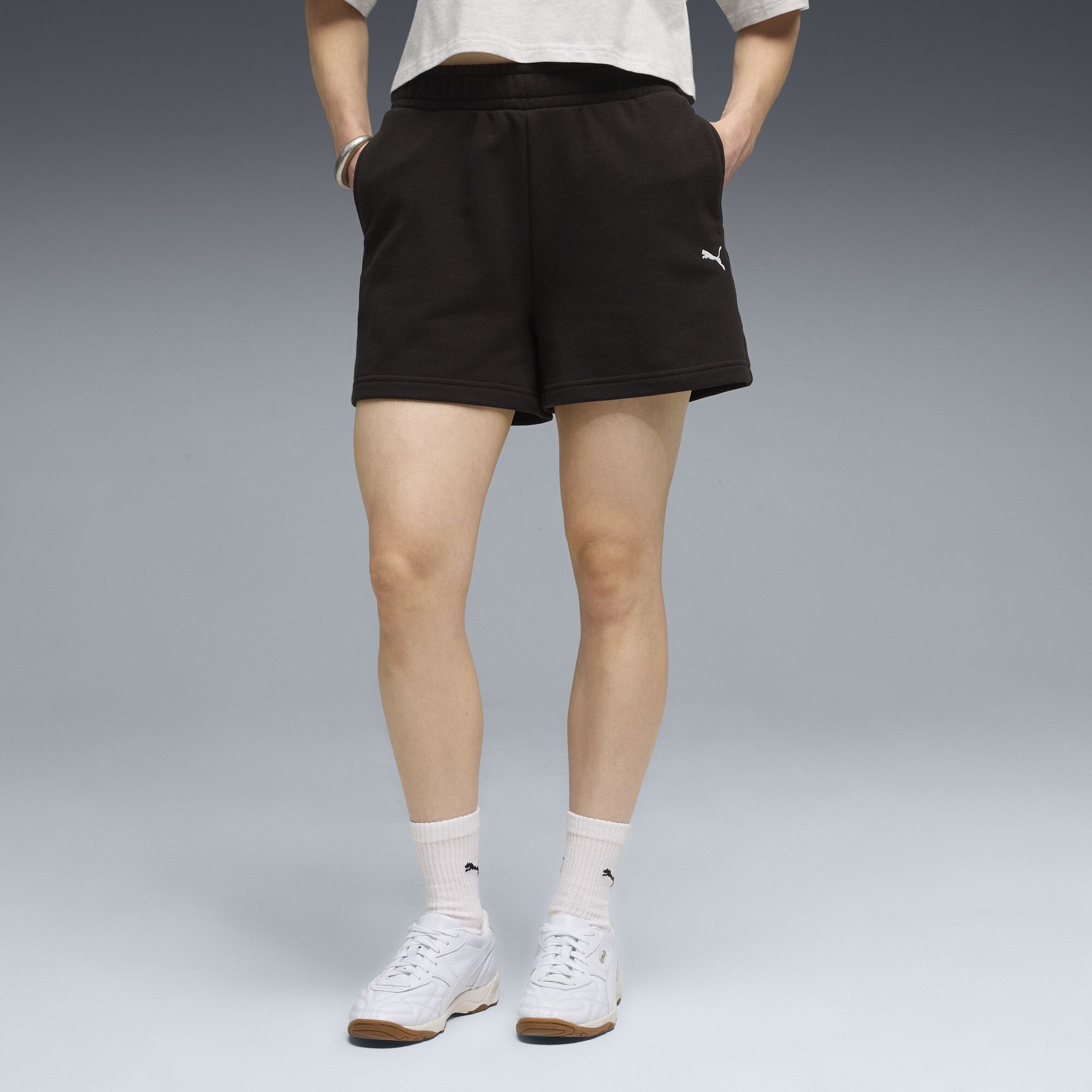 Shorts Wardrobe Essentials vestibilità comoda da donna, Accessori, Nero, S - PUMA - Modalova