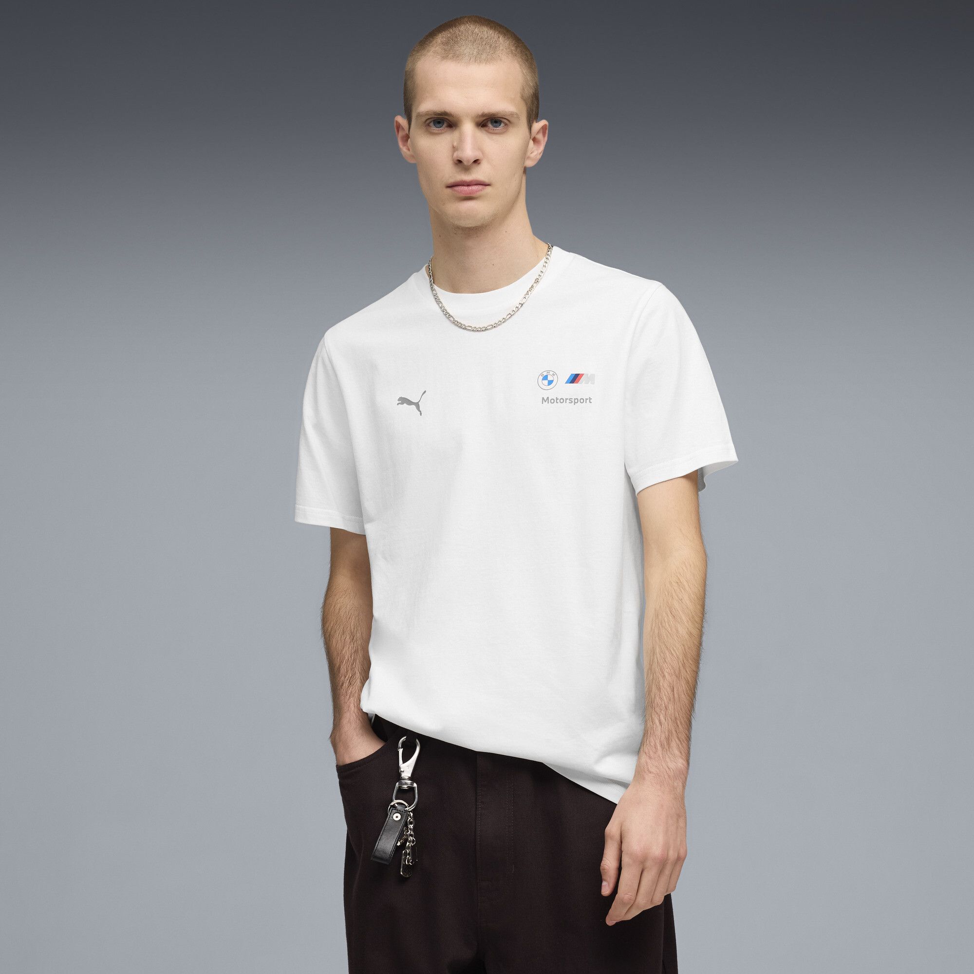 BMW M MOTORSPORT Essentials T-Shirt Men in | Size Large - PUMA - Modalova