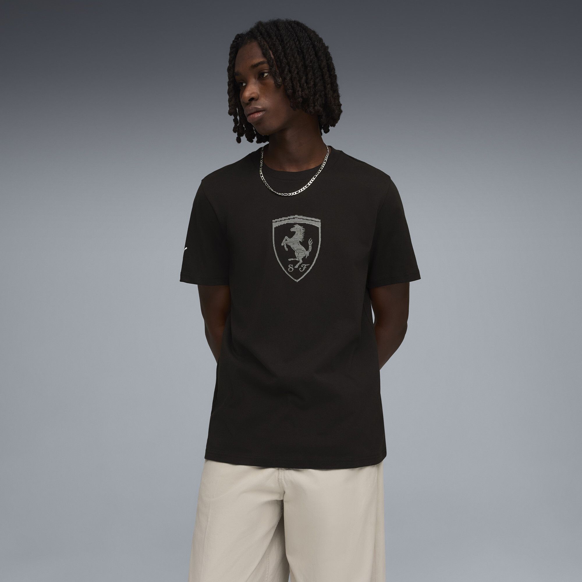 Scuderia Ferrari Tonal Shield T-Shirt Herren, Accessoires, , S - PUMA - Modalova