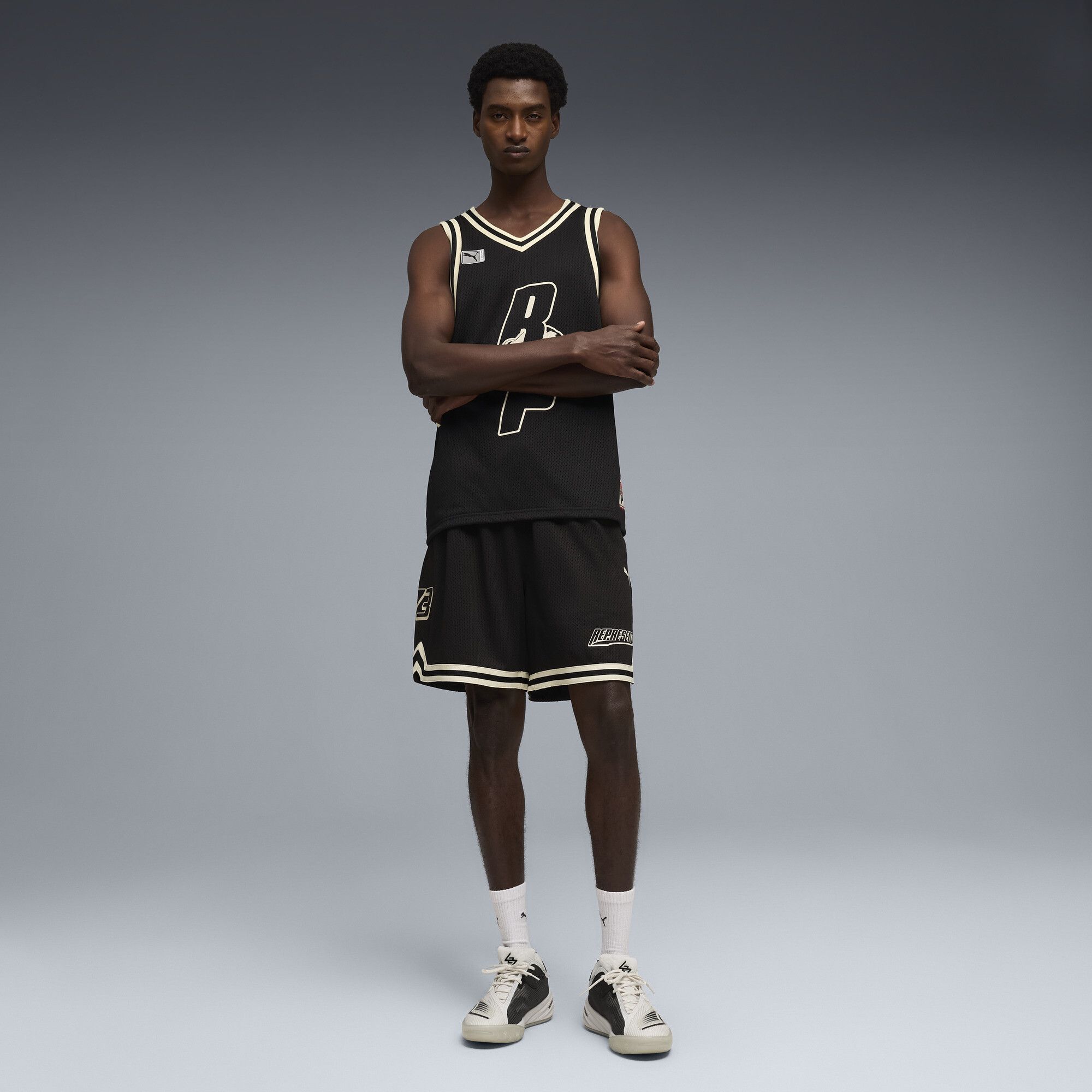 Shorts oversize x REPRESENT da uomo, Accessori, Nero, S - PUMA - Modalova