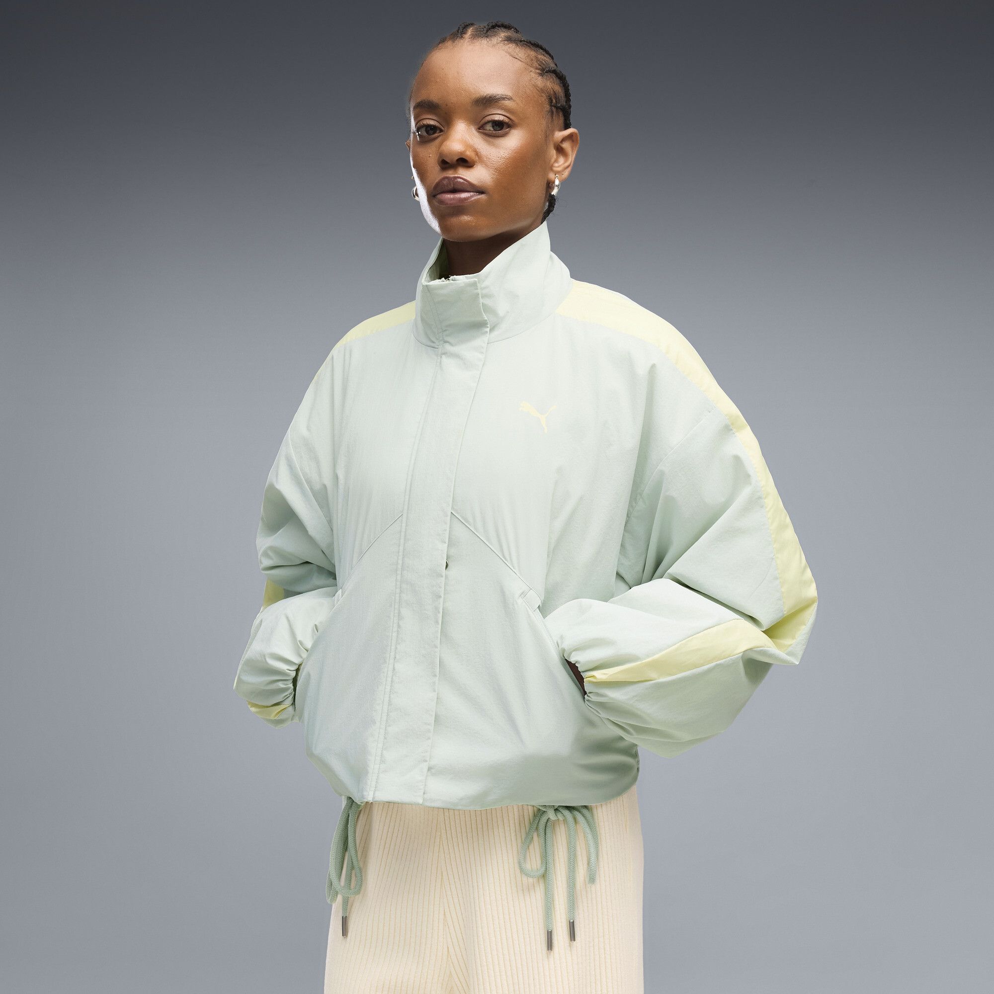 T7 PrimaLoft® Padded Kimono Jacket Women in Green | Size Large - PUMA - Modalova