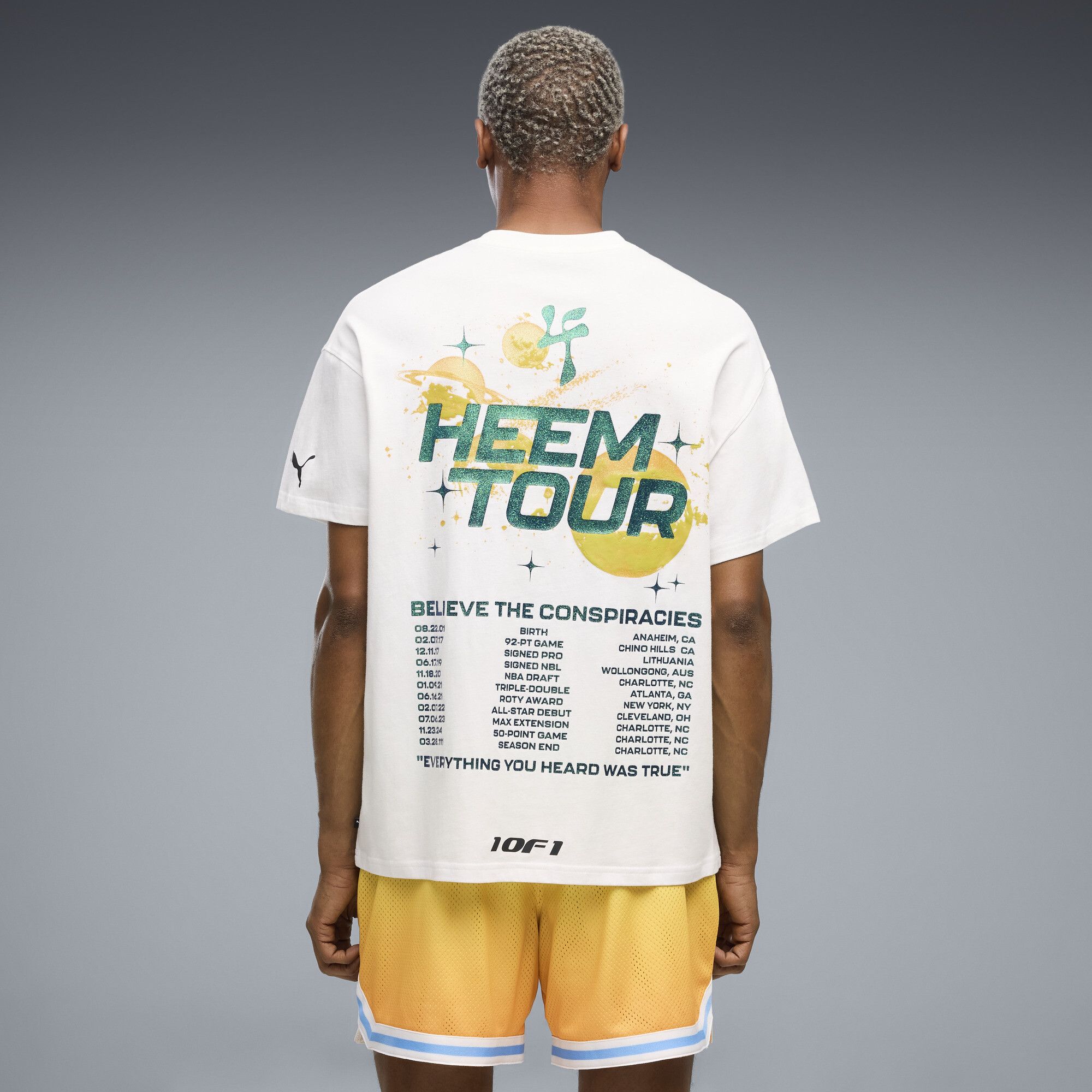 Camiseta LaFrancé Heem Aerospace extragrande para hombre, Ropa, Blanco, S - PUMA - Modalova