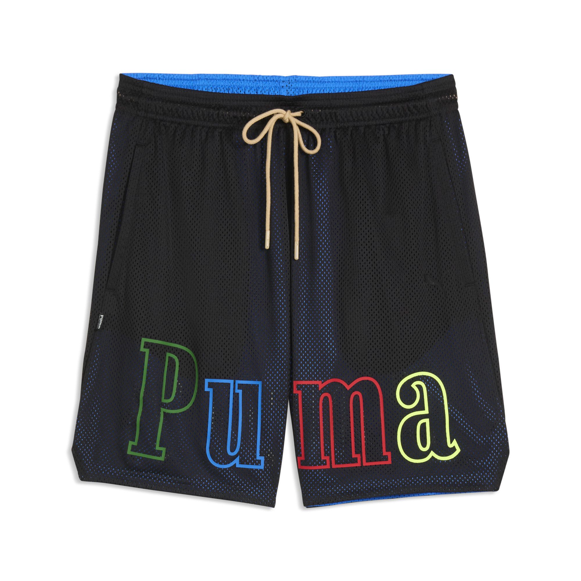 Shorts da basket Memory Lane Mesh Relaxed 7" da uomo, Accessori, Nero, S - PUMA - Modalova